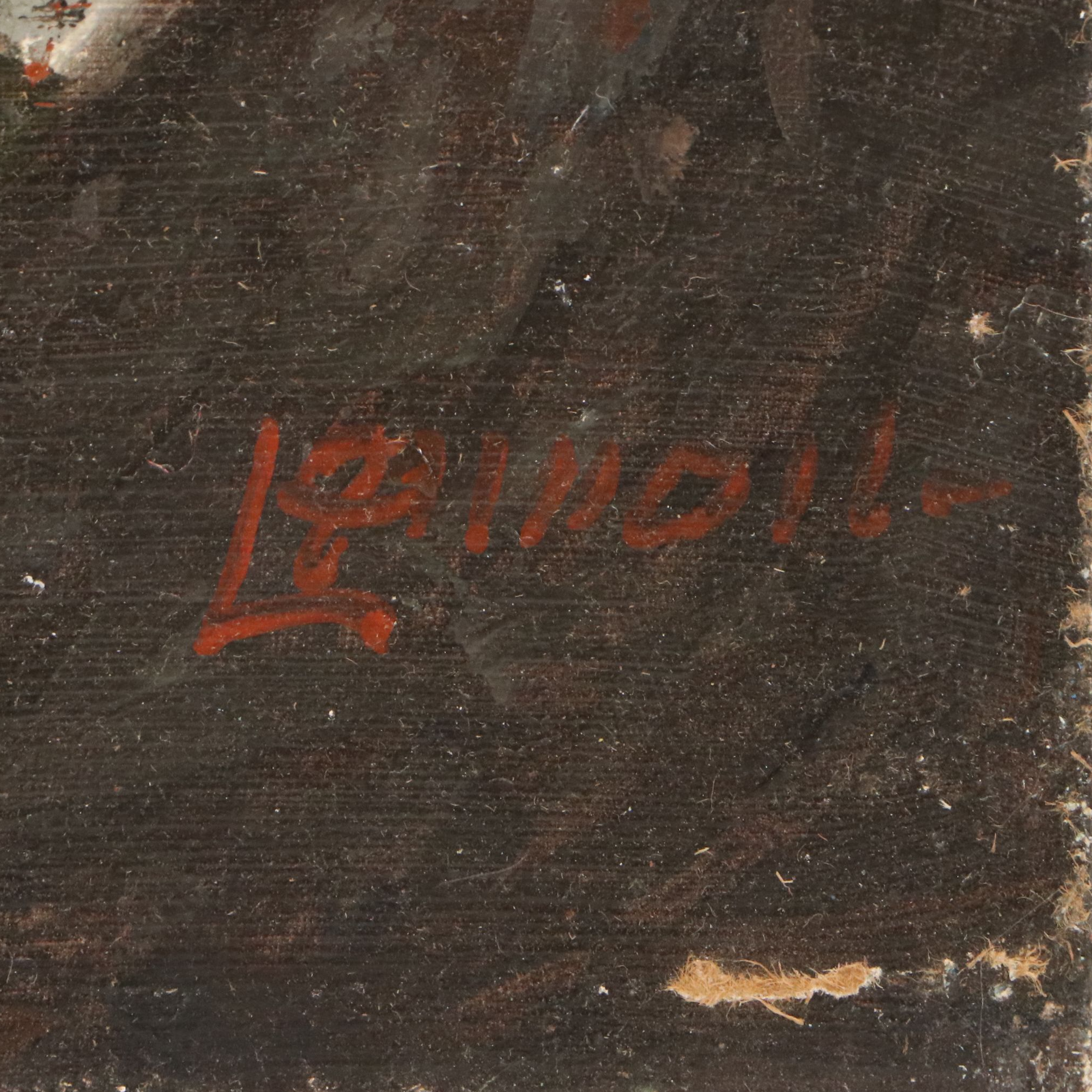 Bernard Lennon Landscape Oil Painting, Mid-20th Century