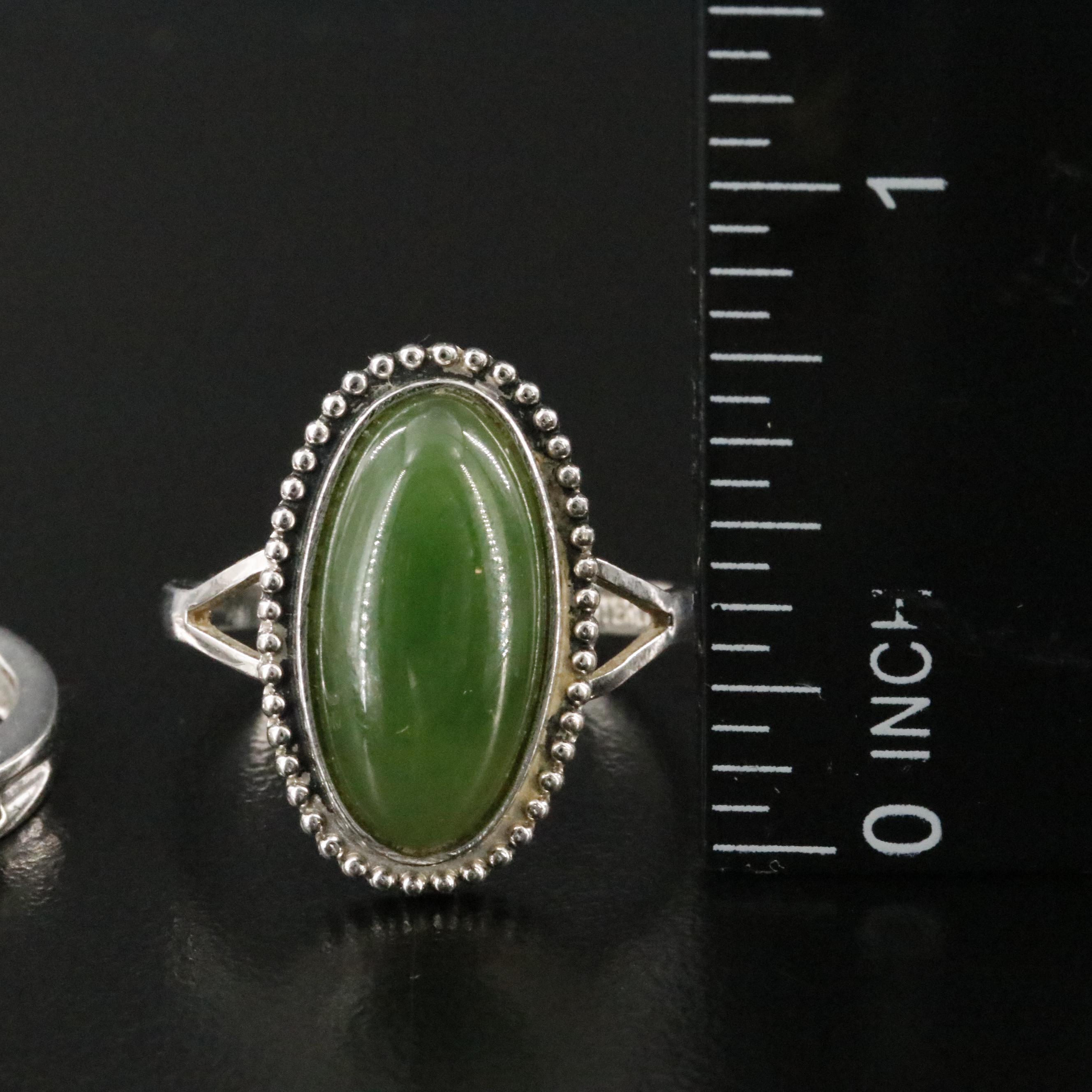 Sterling, Diamond and Nephrite Featured in Jewelry Collection