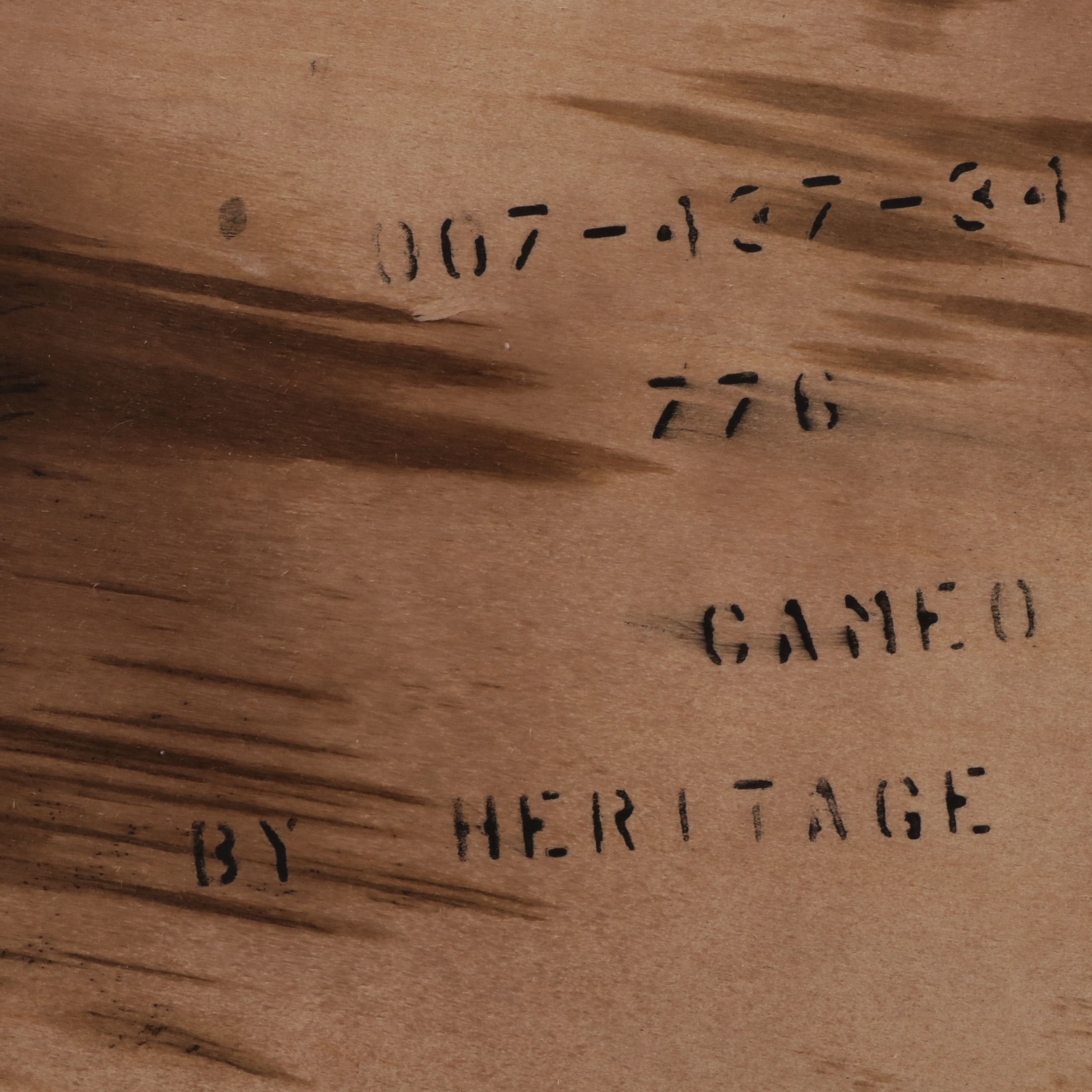 Regency Style Three-Tiered Walnut Finish Side Table