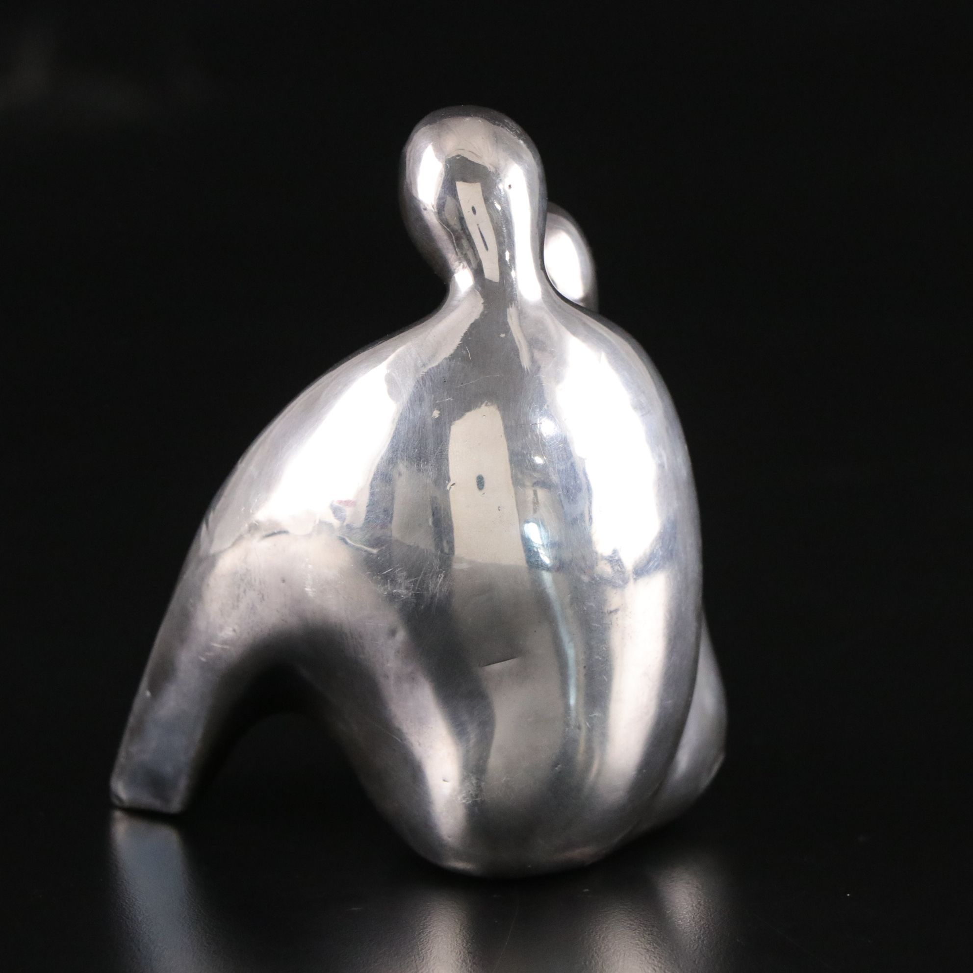 Devora Jaron  Modernist Sterling Silver  "Couple I" Figurine