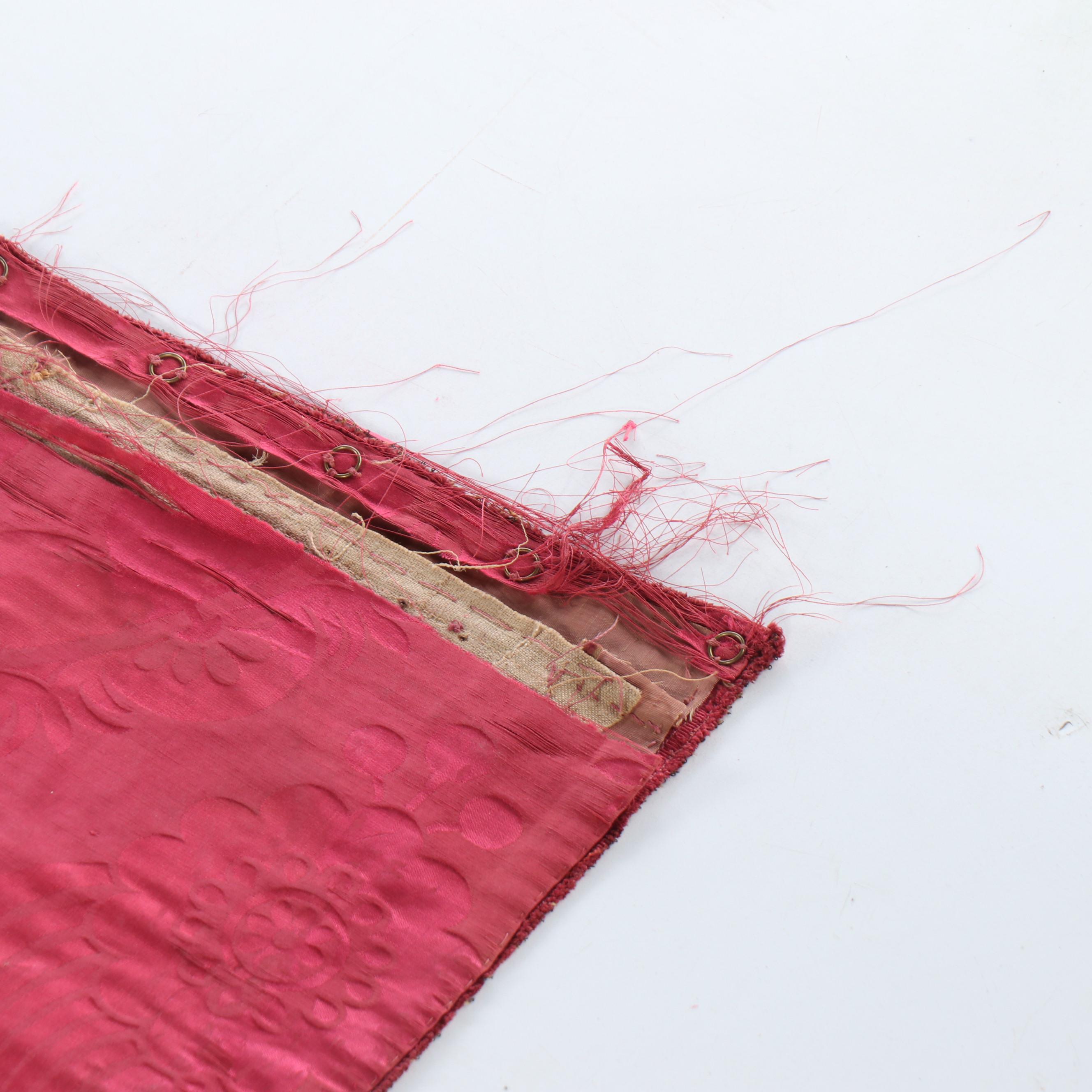 Antique Clerical Three-Panel Religious Goldwork Orphrey Band, 17th Century