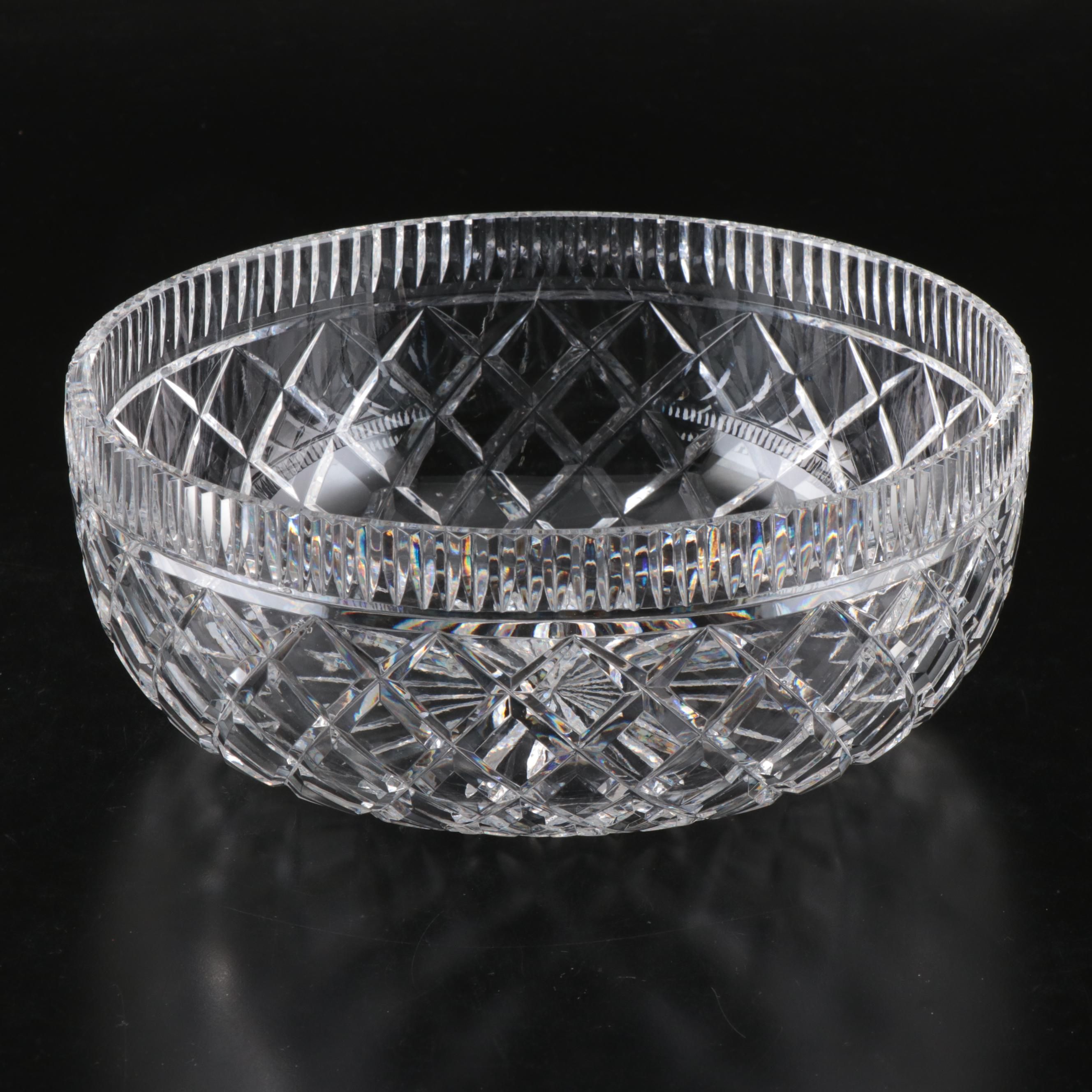 Waterford Cut Crystal Decorative Centerpiece Bowl