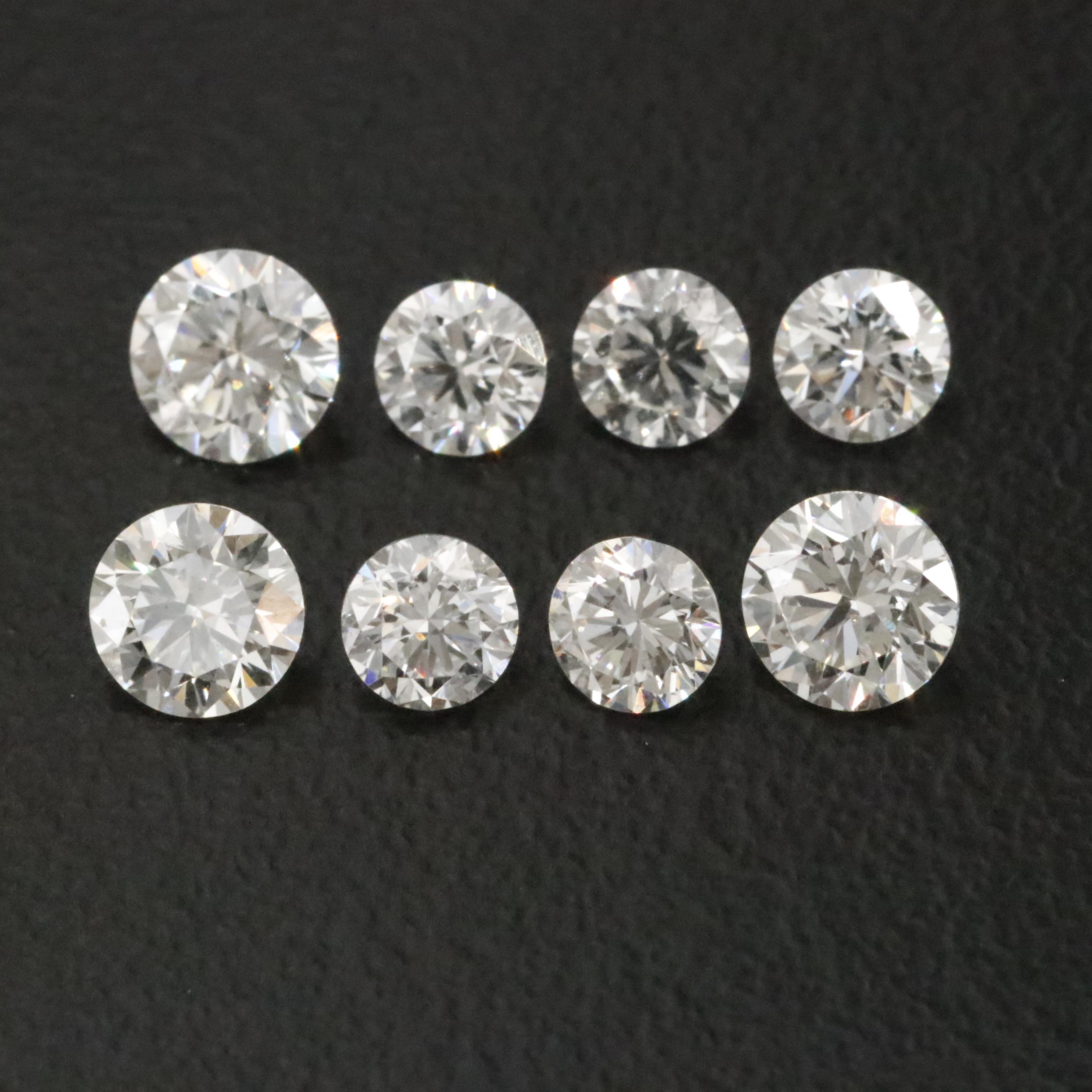 Loose 2.00 CTW Lab Grown Diamond Lot