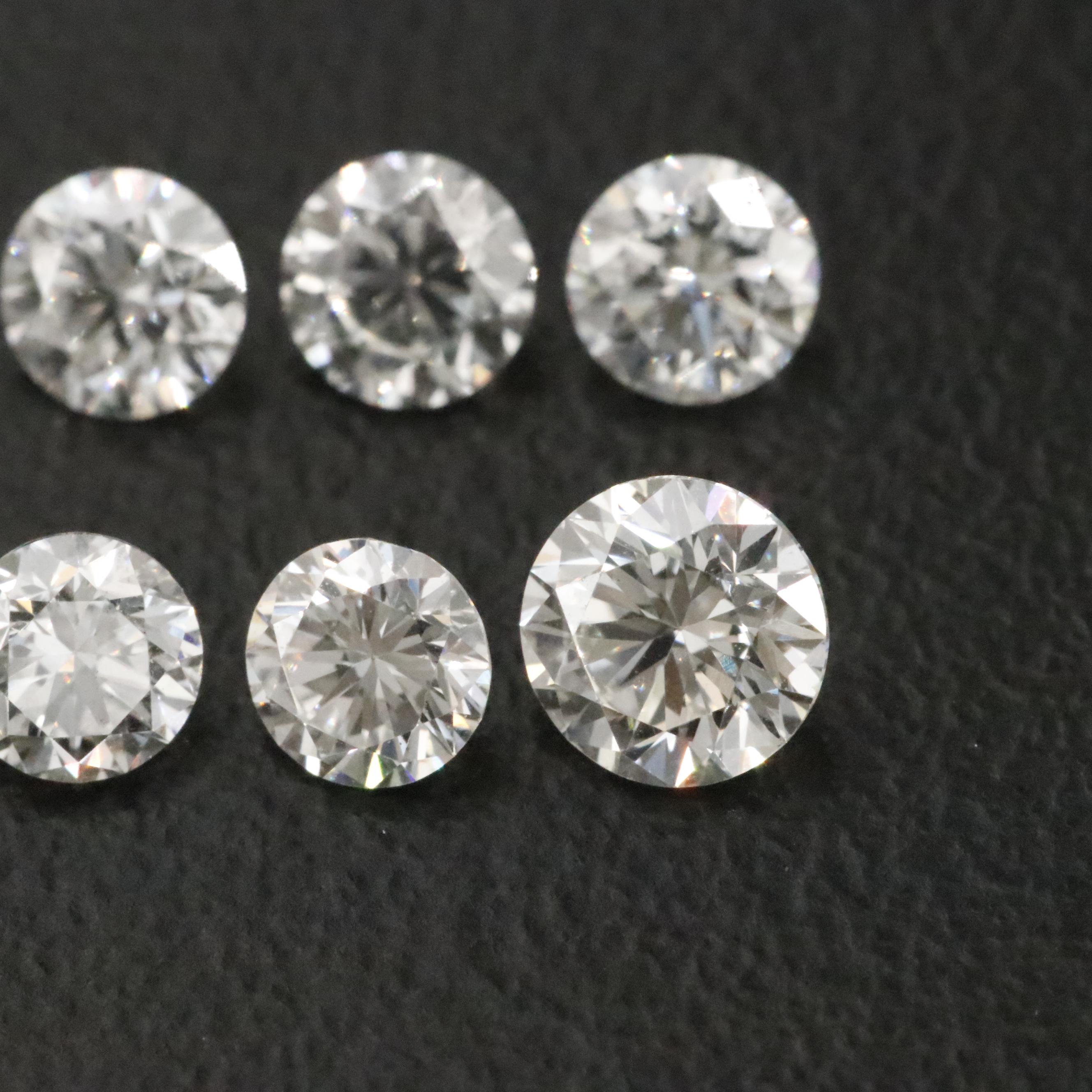 Loose 2.00 CTW Lab Grown Diamond Lot