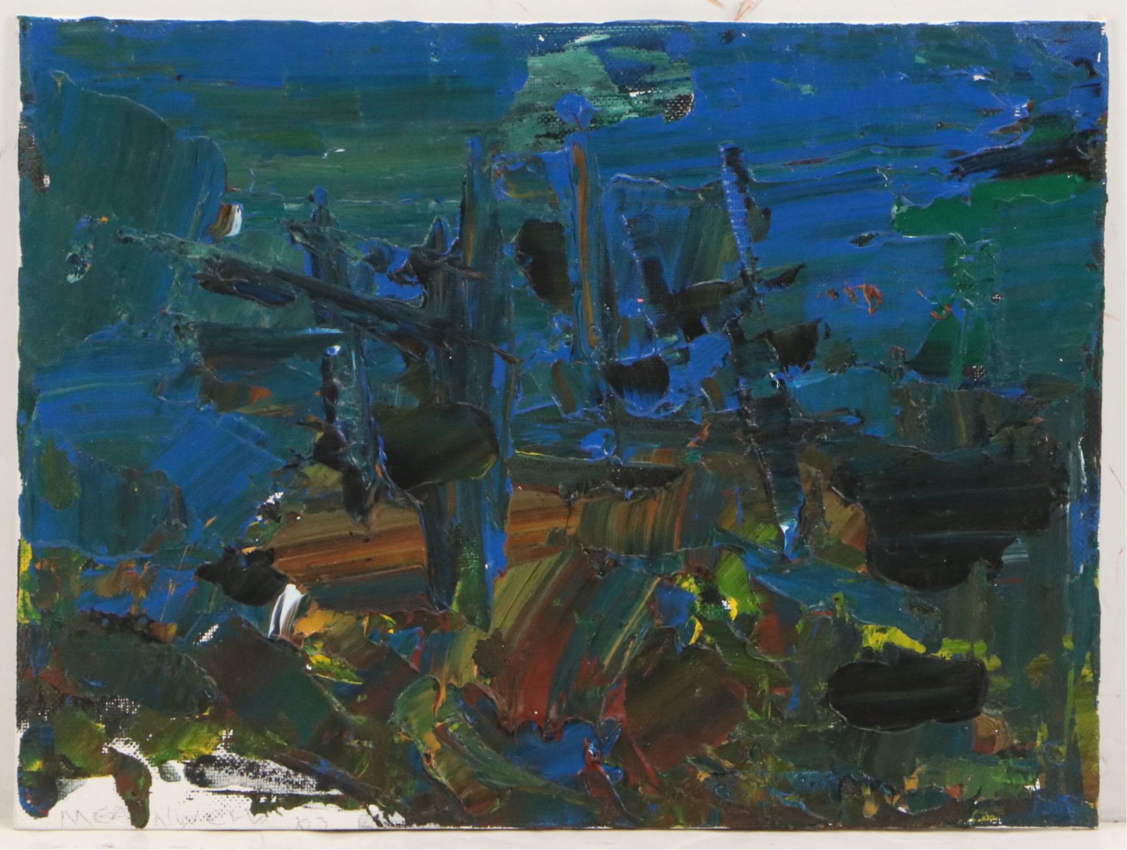 Jack Meanwell Oil Painting, 2003