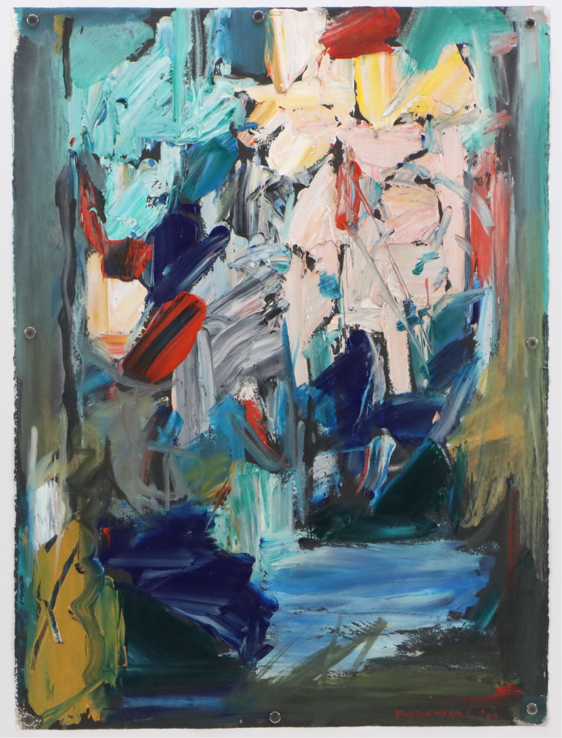 Jack Meanwell Oil Painting, 1992