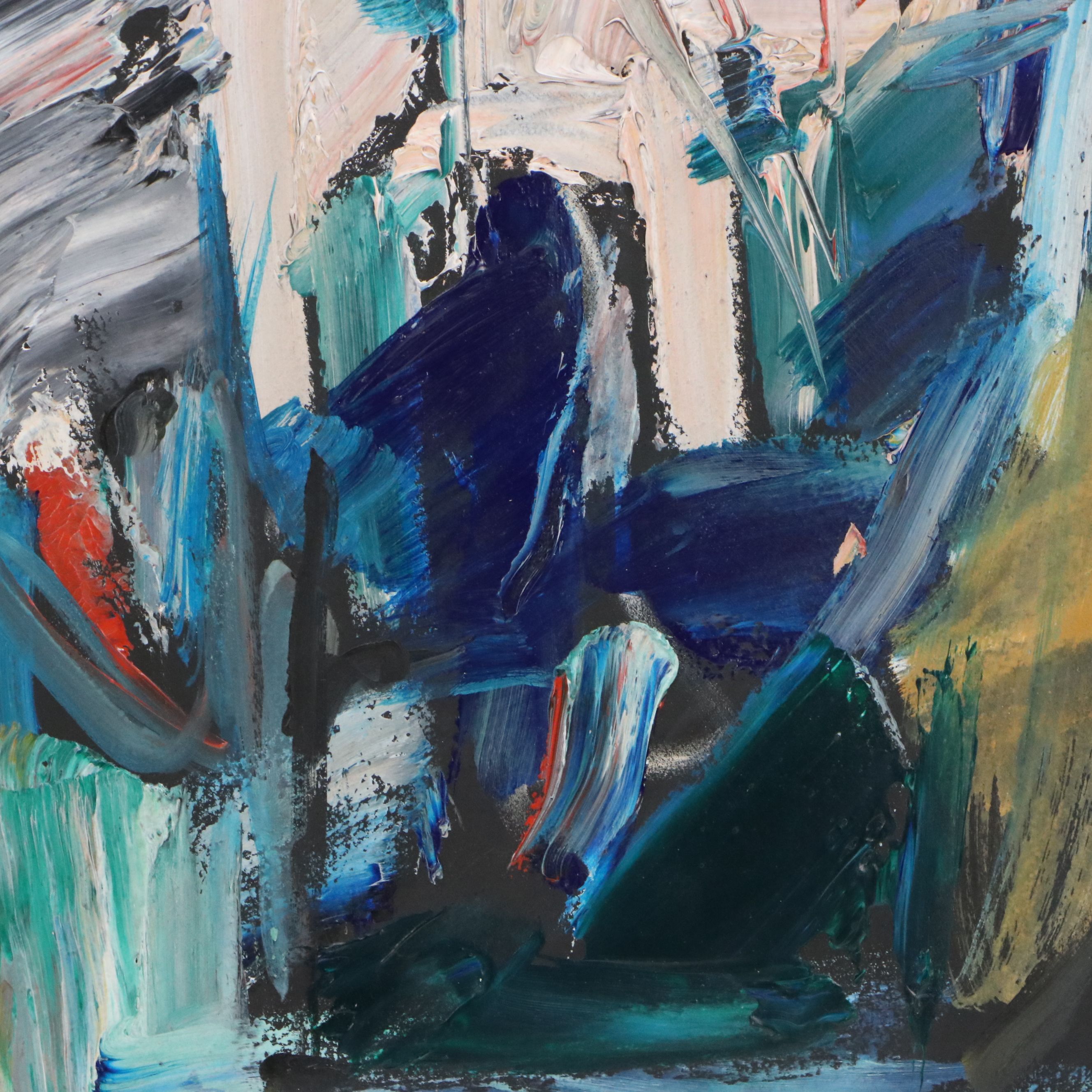 Jack Meanwell Oil Painting, 1992