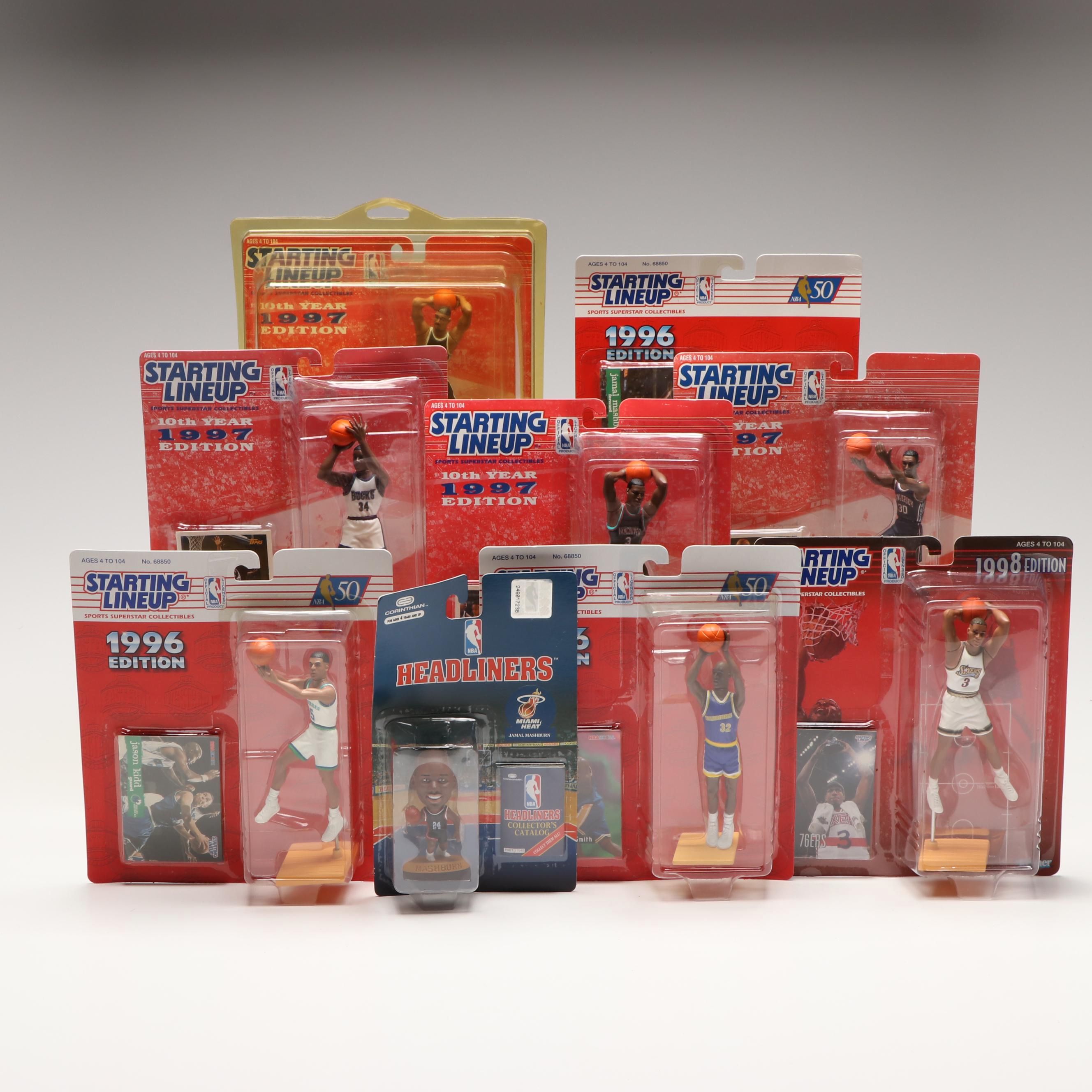 Kenner Starting Lineup with Corinthian Headliners NBA Figures