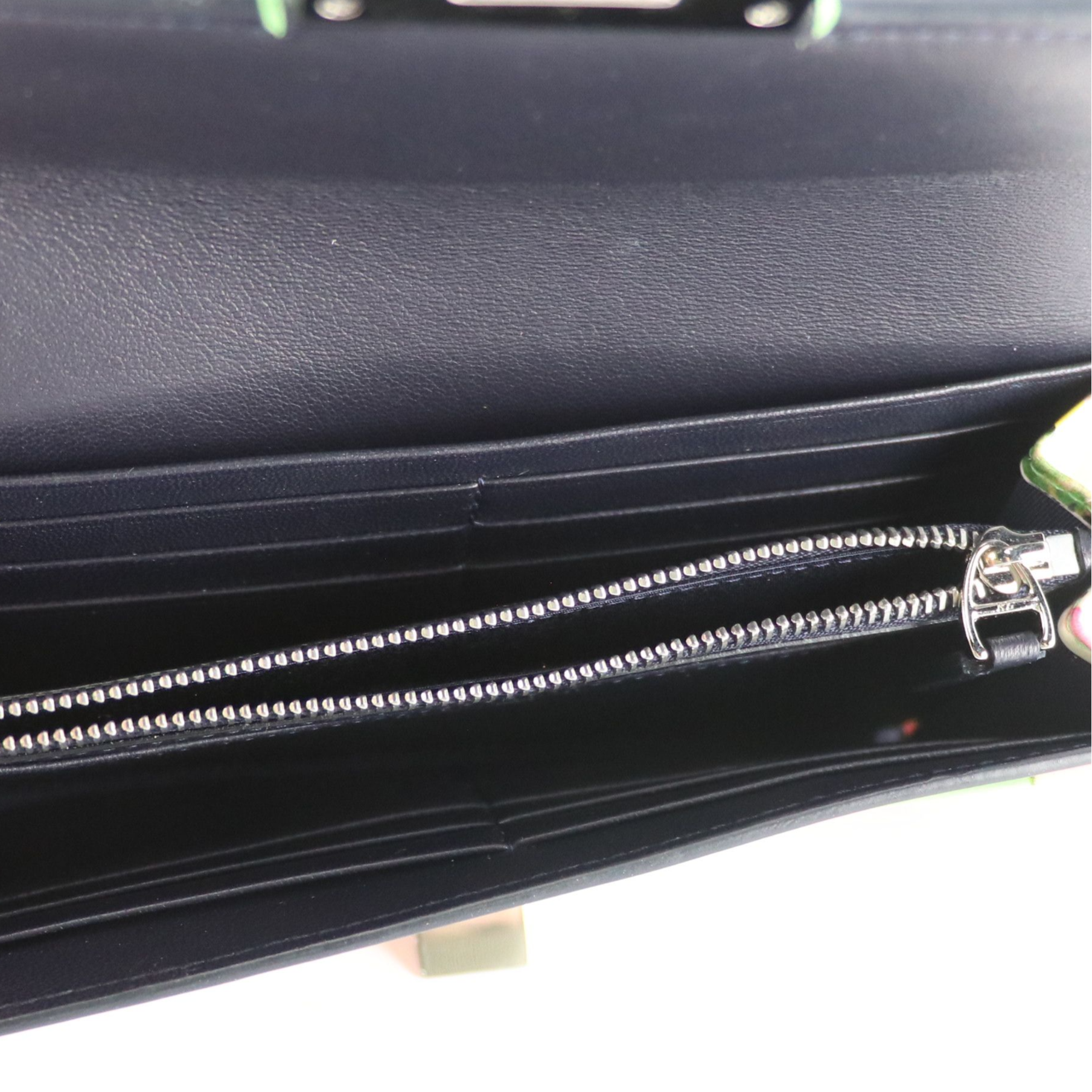 Ralph Lauren Continental Flap Wallet in Floral Print Patent Leather