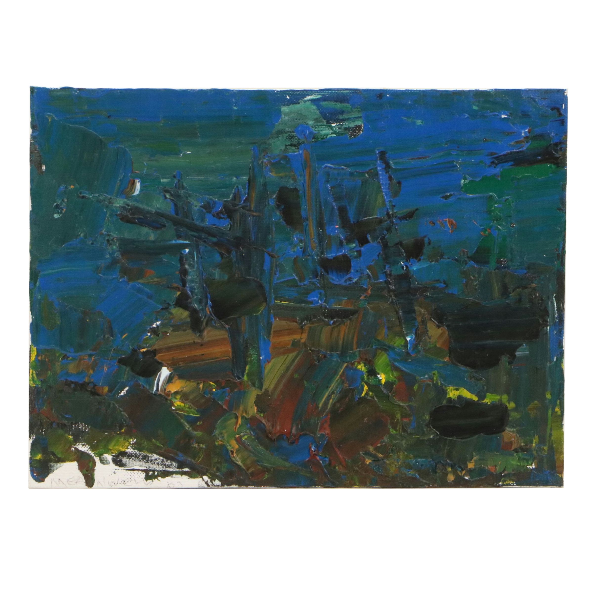 Jack Meanwell Oil Painting, 2003