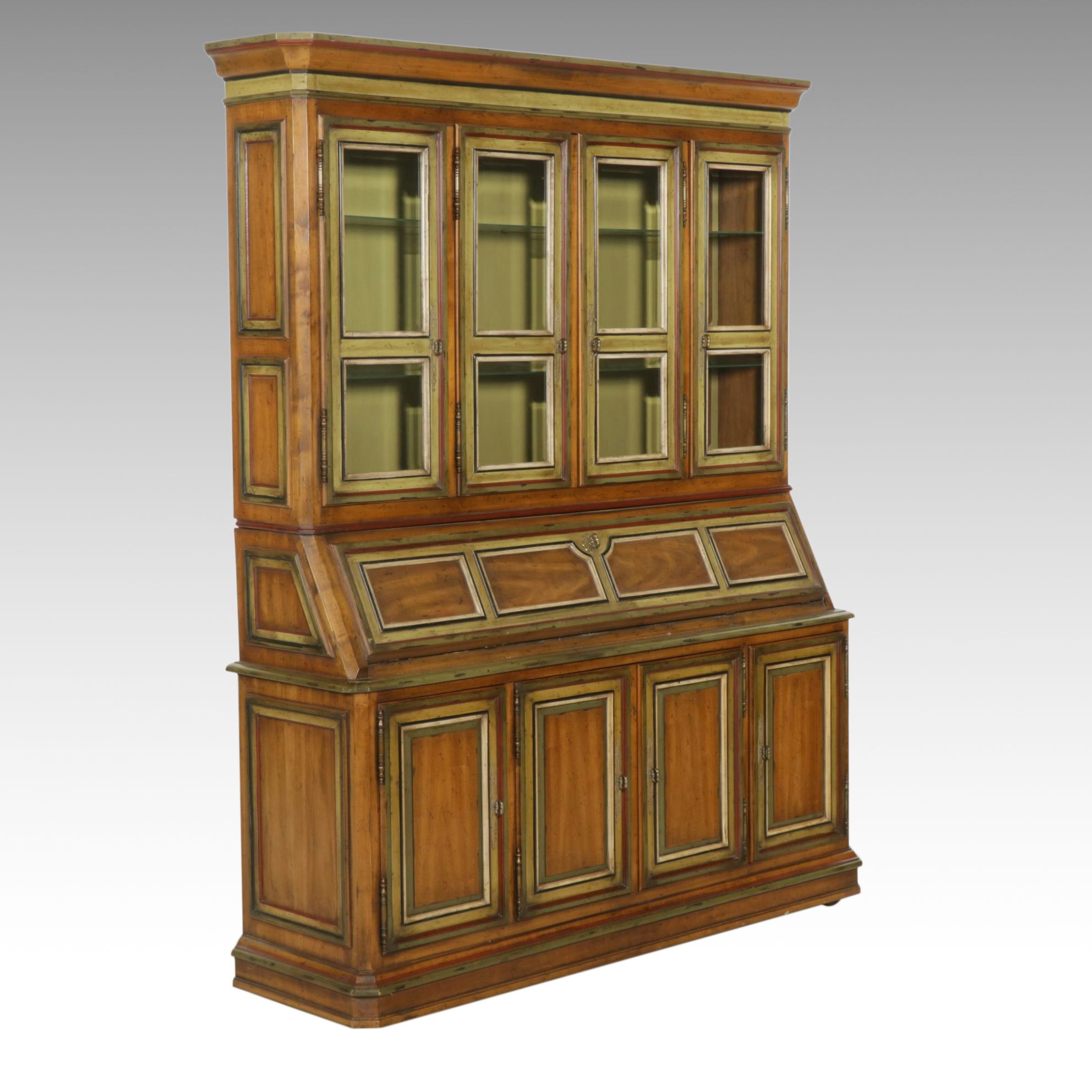 Drexel "Et Cetera" China Cabinet with Fall-Front Desk, Late 20th Century