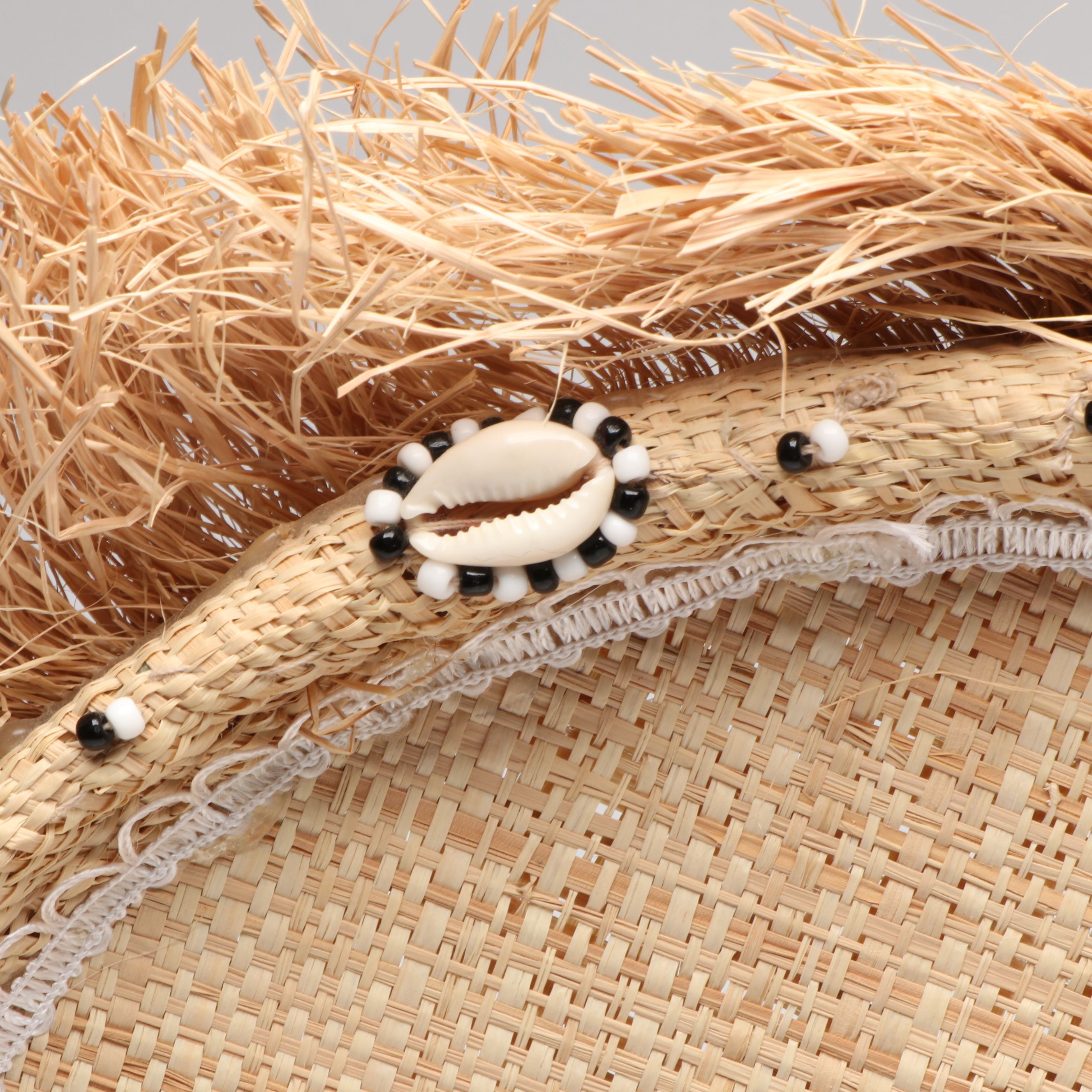 Brazilian Candomblé Ceremonial Basket and Handwoven Handbag