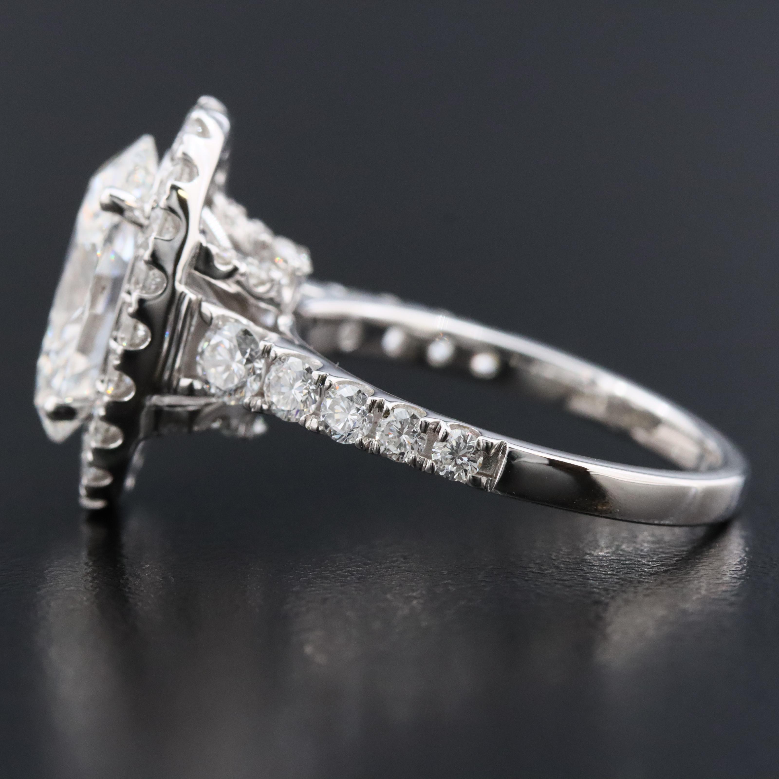 14K 4.98 CTW Lab Grown Diamond Ring