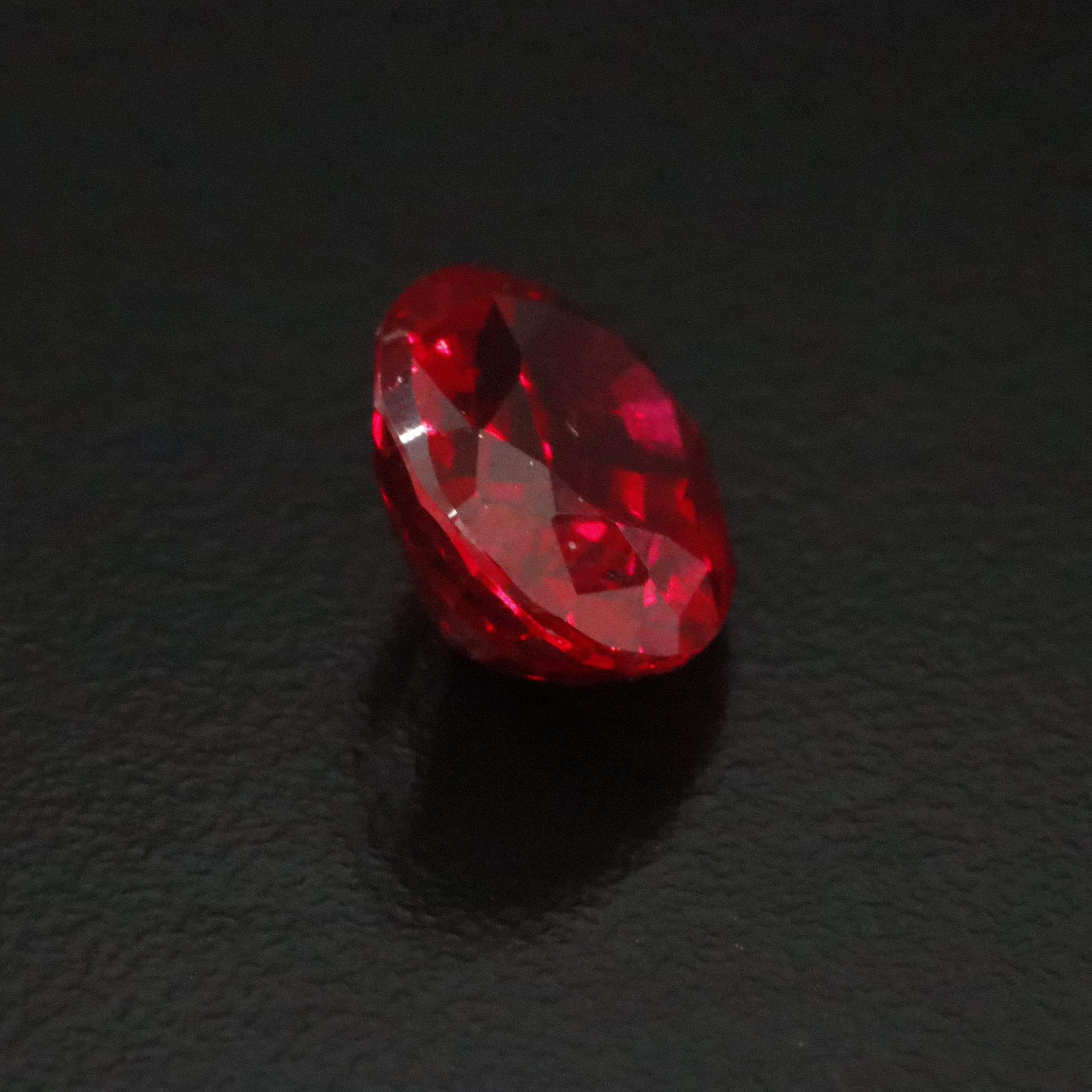 Loose 7.25 CT Lab Grown Ruby