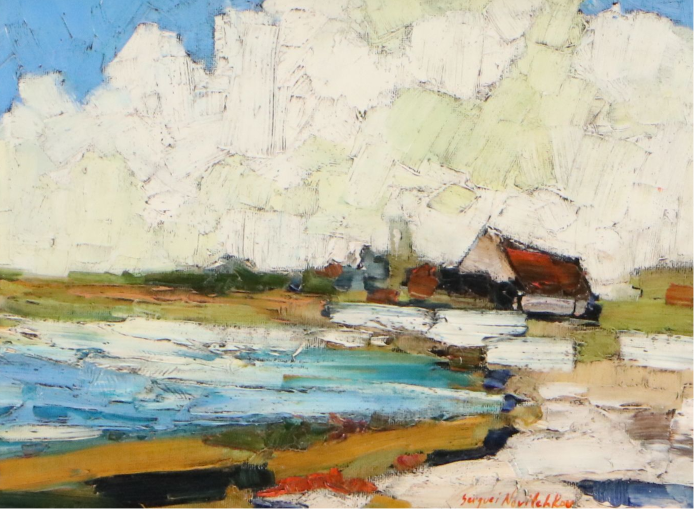 Serguei Novitchkov Landscape Oil Painting, 21st Century