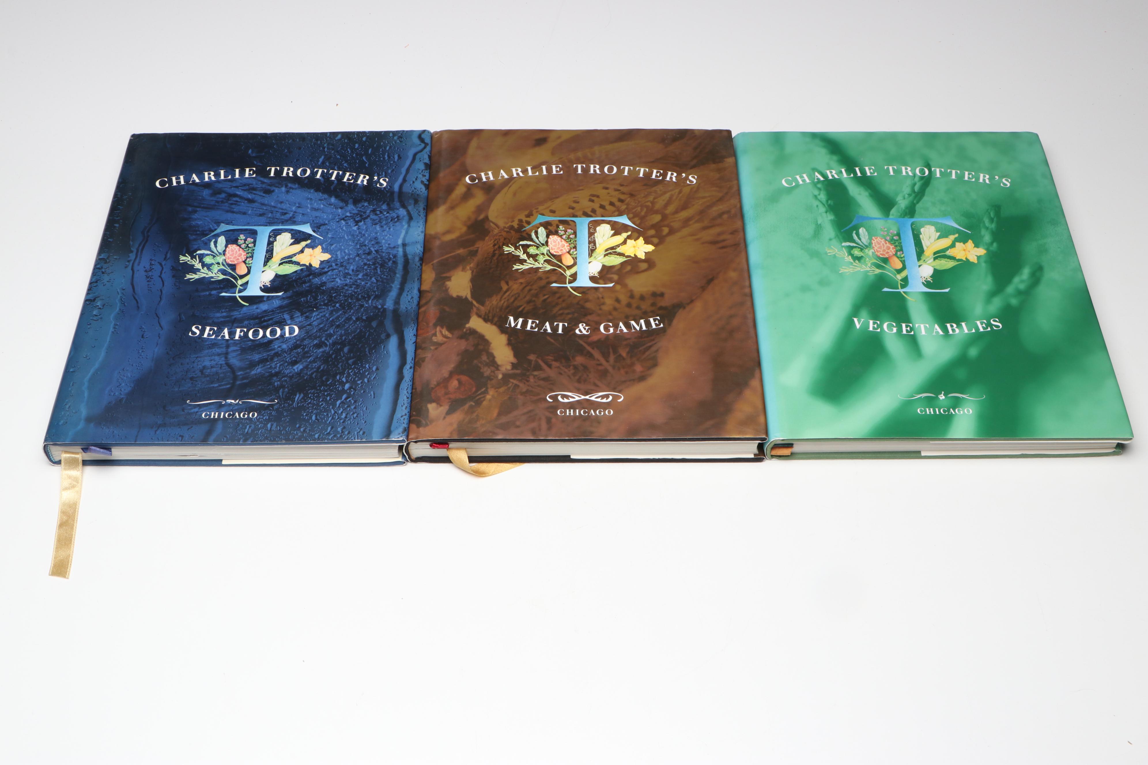 "Charlie Trotter's Vegetables" with More Cookbooks