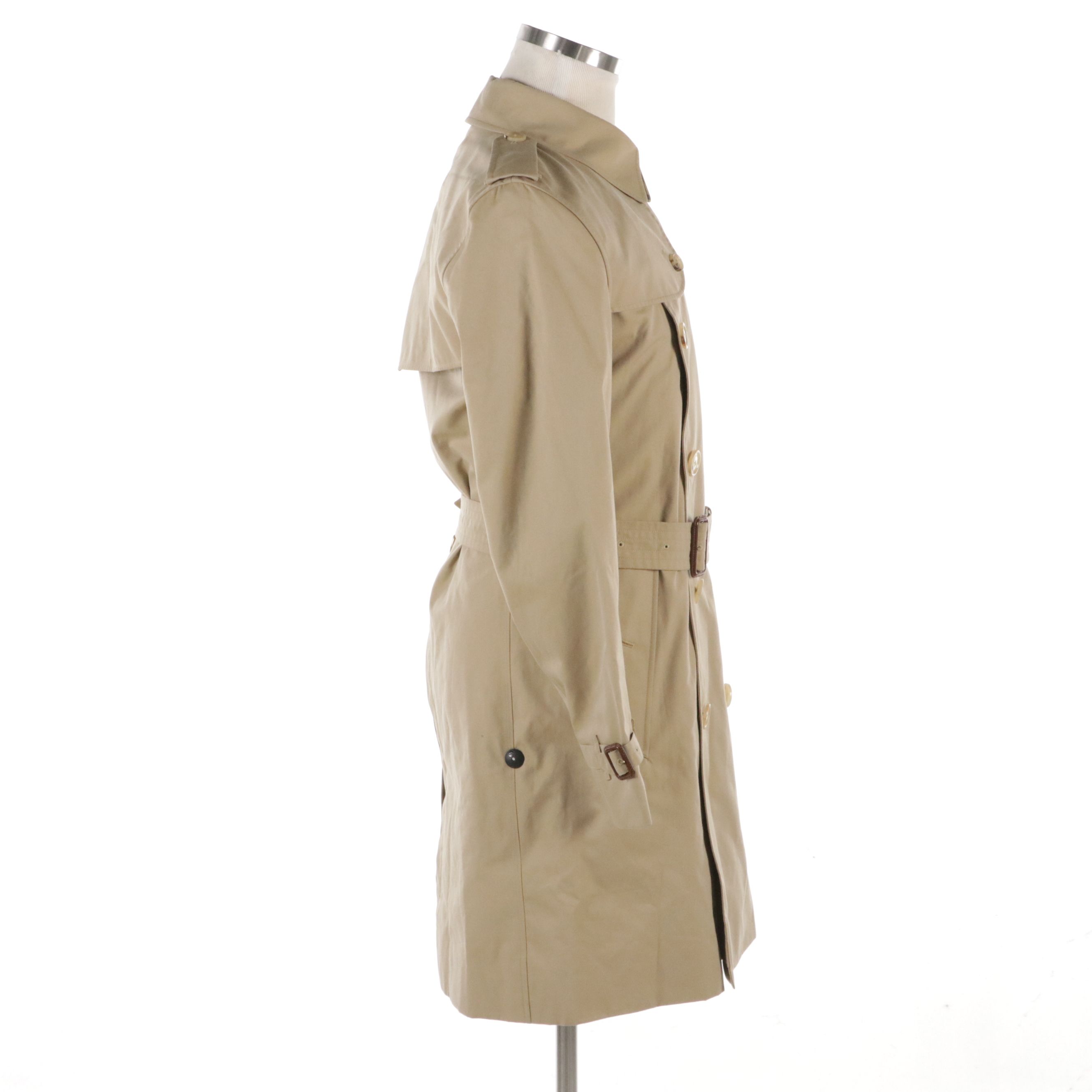 Men's Burberry Kensington Heritage Short Trench Coat with Tag