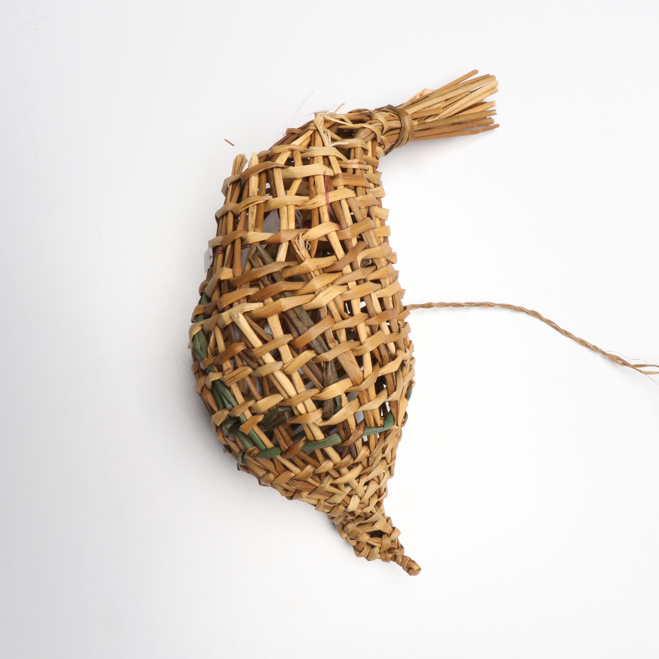 Chilean Chiloé Island Handwoven Birds and Basket