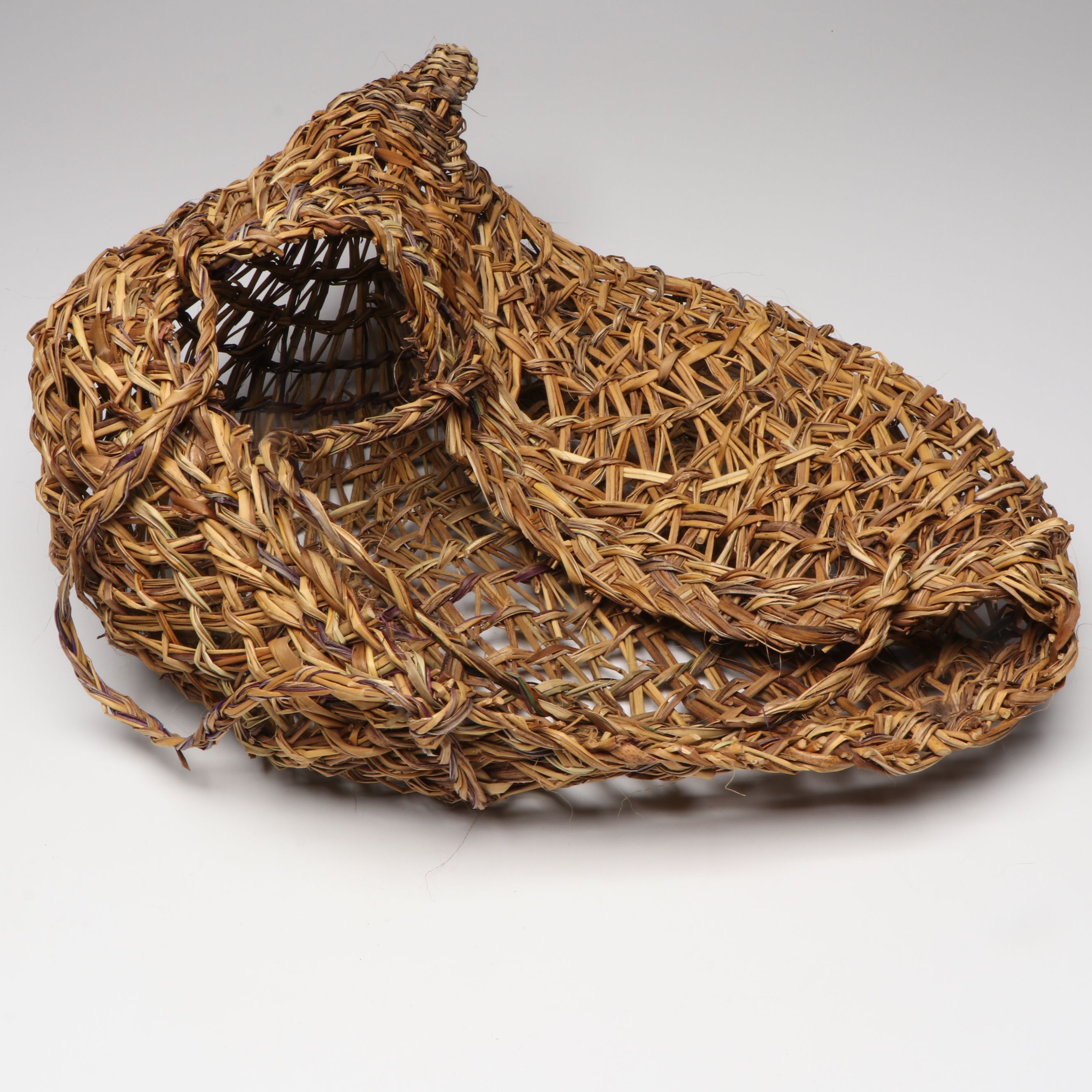 Chilean Chiloé Island Handwoven Birds and Basket