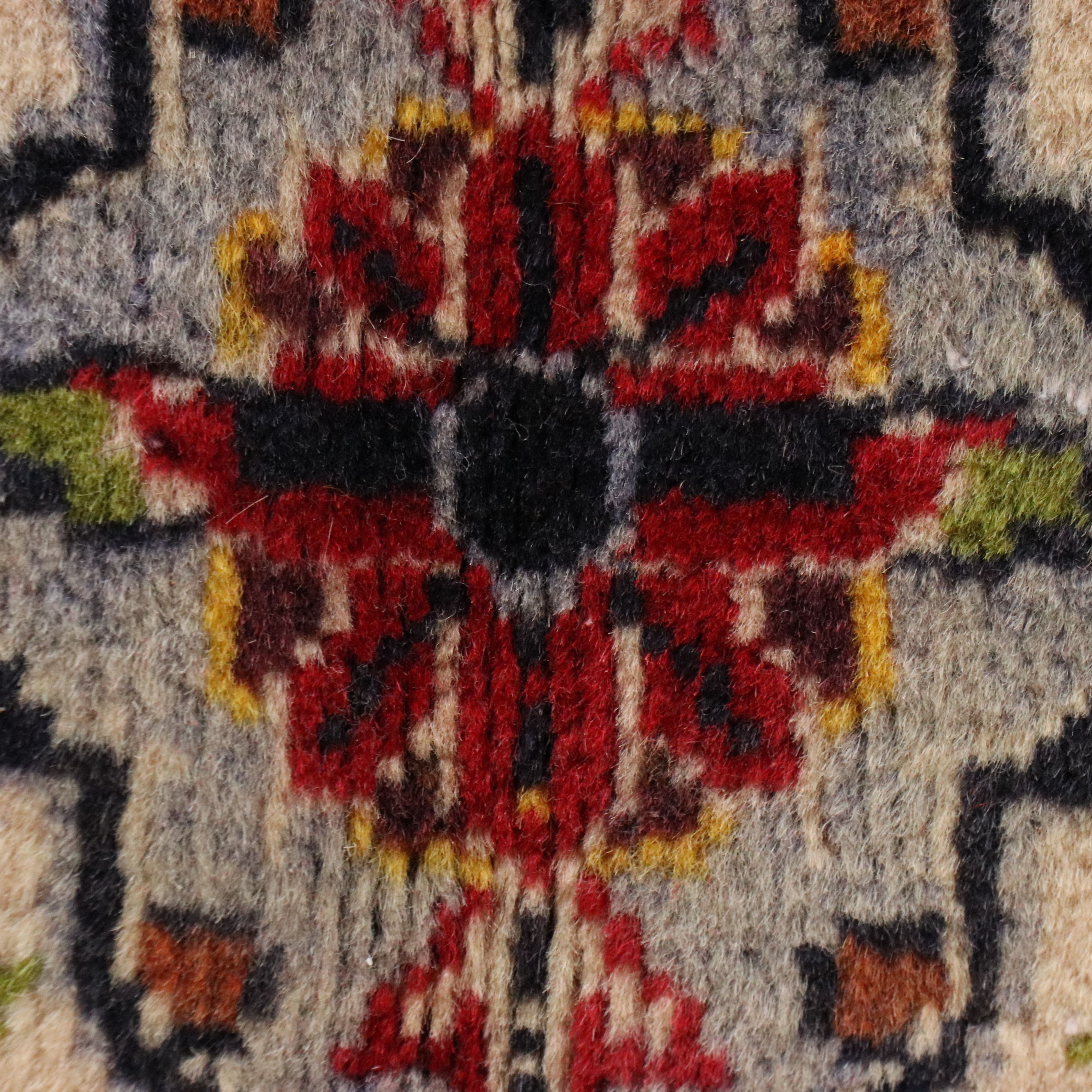 6'2 x 9'8 Hand-Knotted Persian Kashan Area Rug