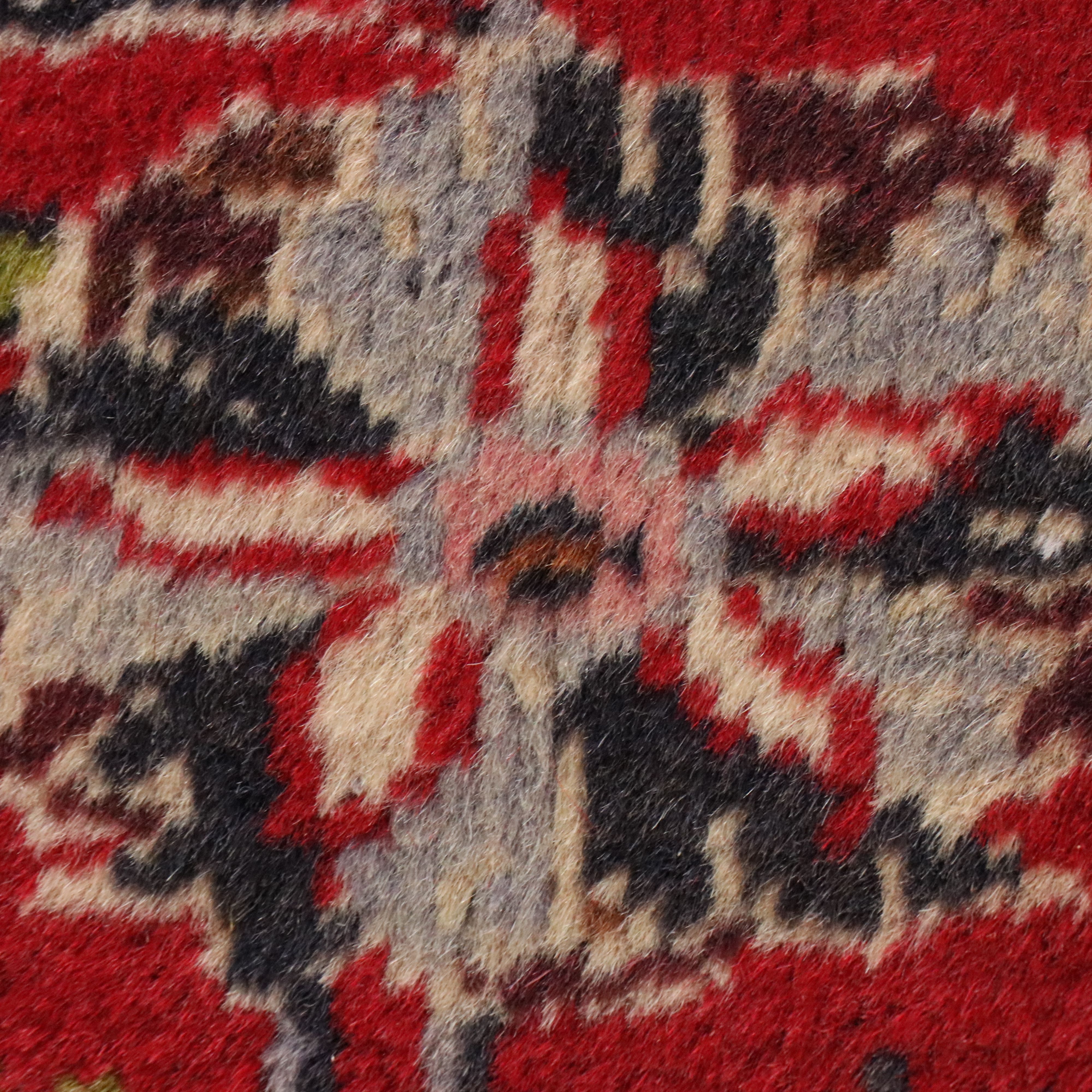 6'2 x 9'8 Hand-Knotted Persian Kashan Area Rug