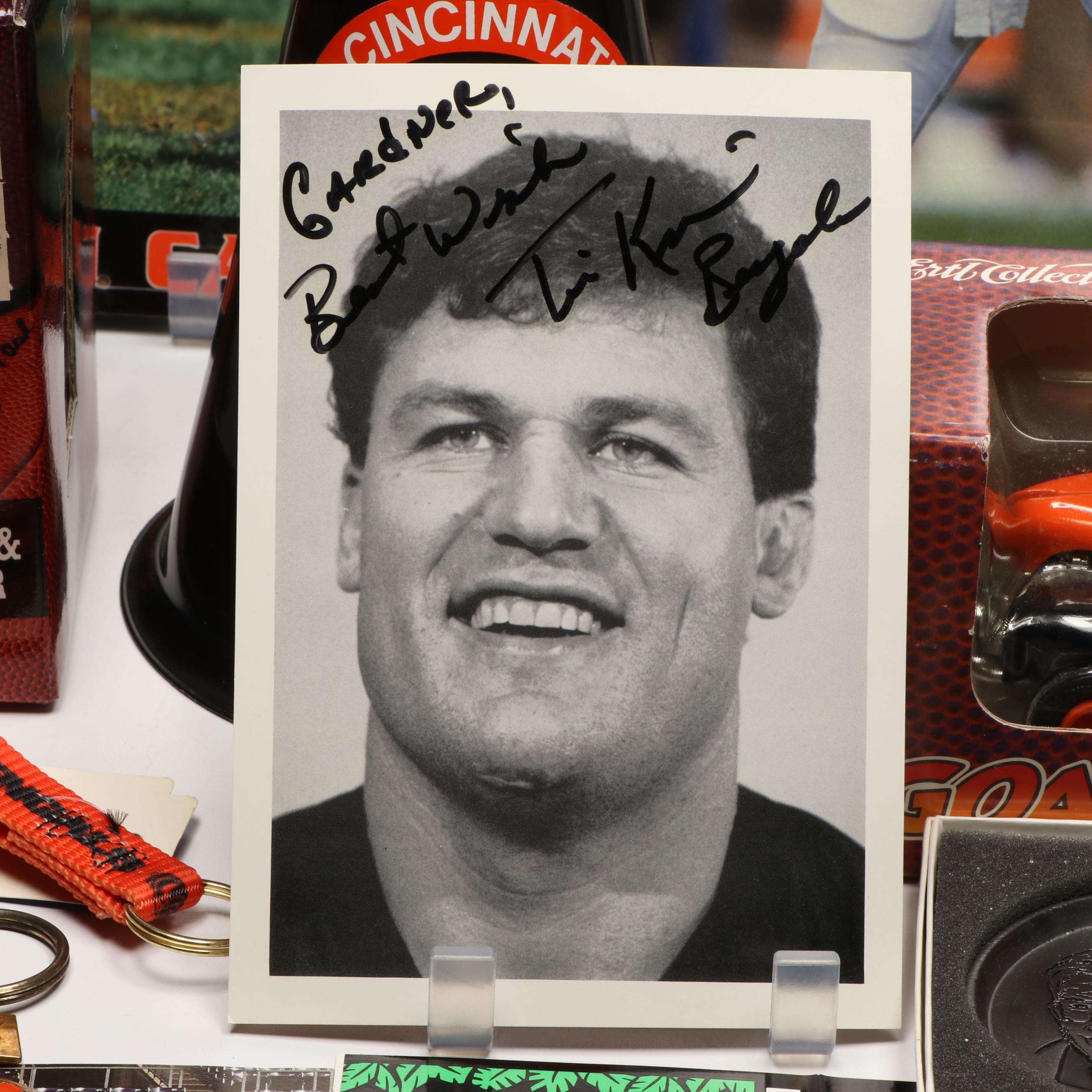 Cincinnati Bengals Diecast Ford Coupe with Calendars and More Team Décor