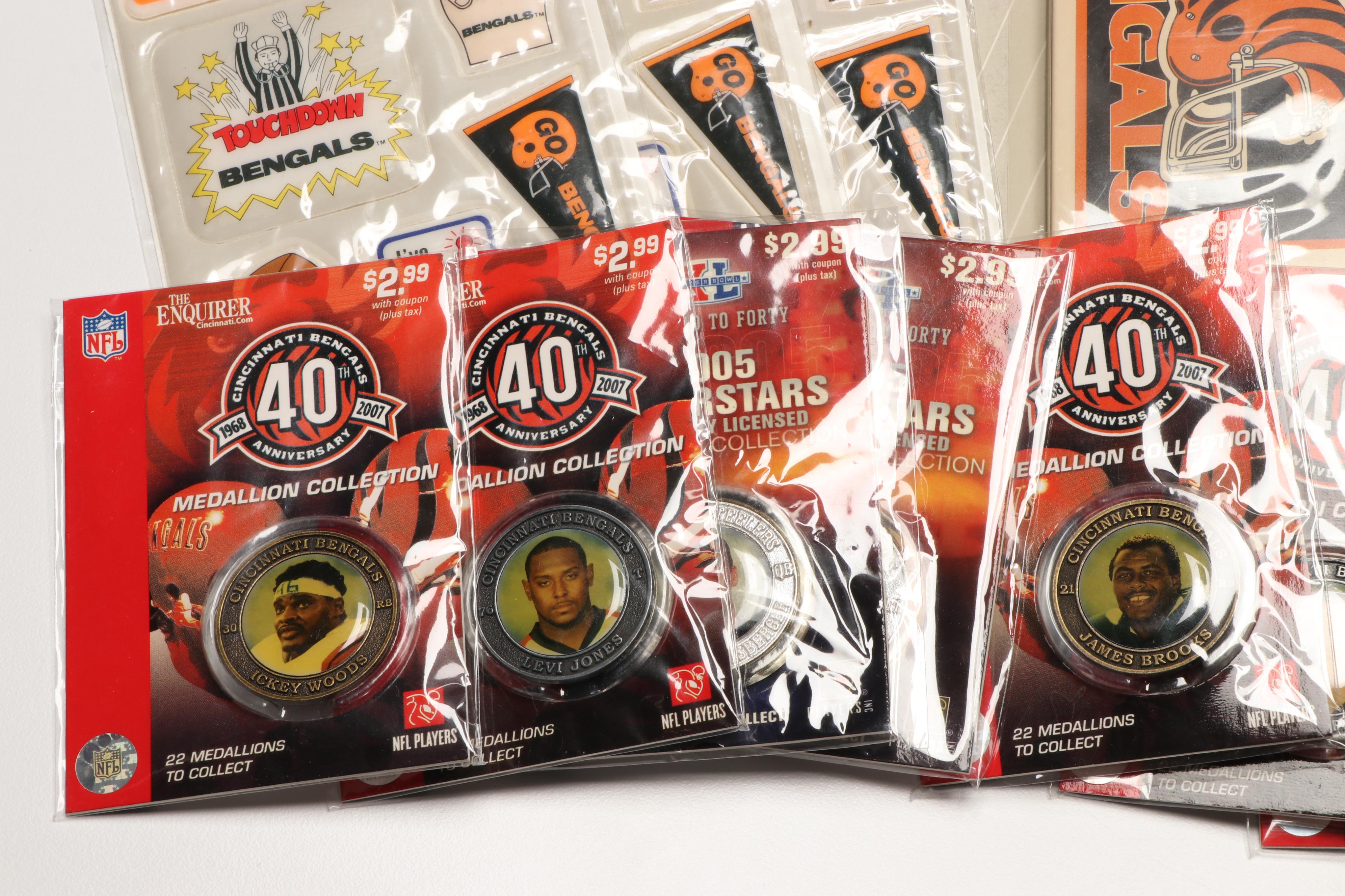 Cincinnati Bengals Diecast Ford Coupe with Calendars and More Team Décor