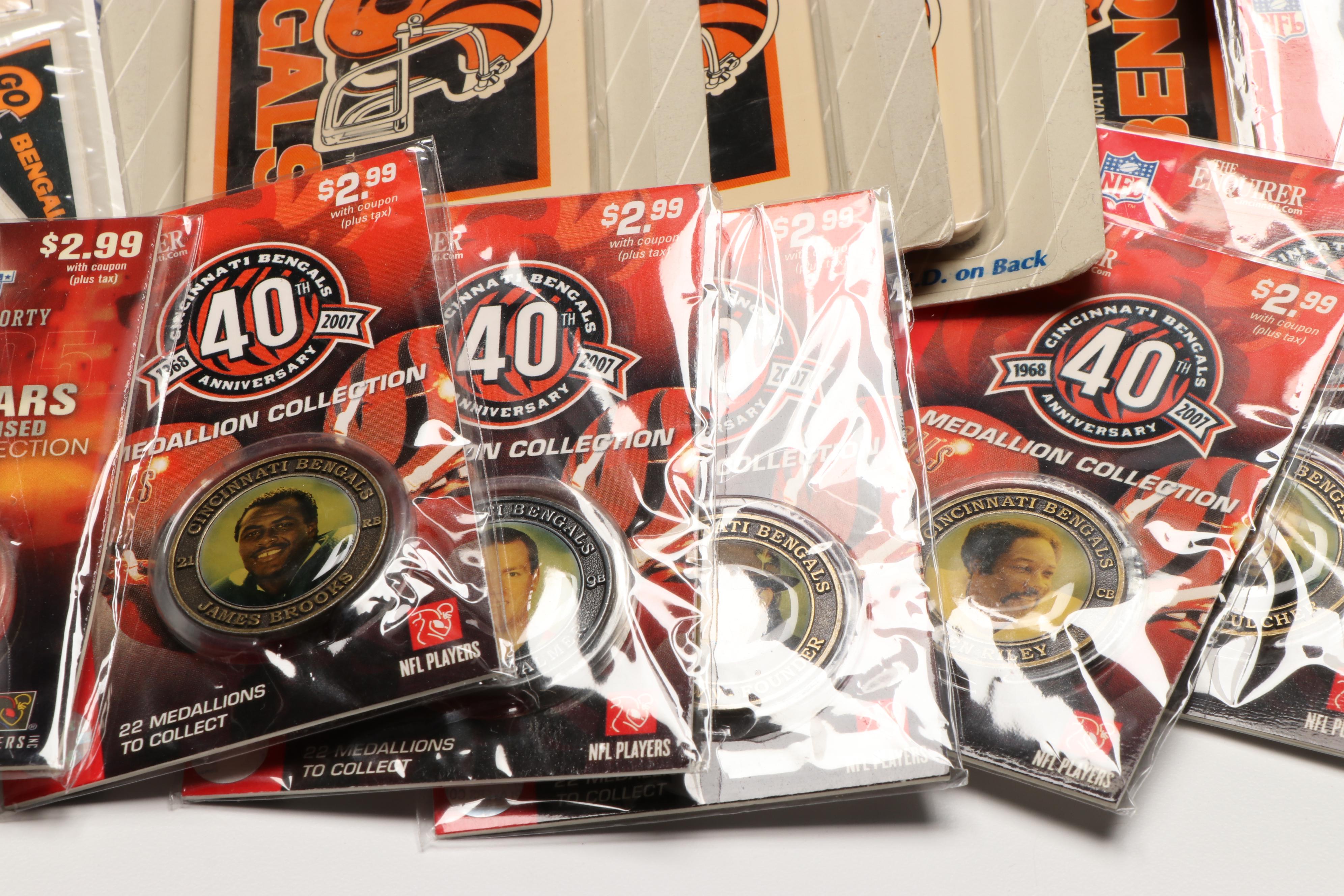 Cincinnati Bengals Diecast Ford Coupe with Calendars and More Team Décor