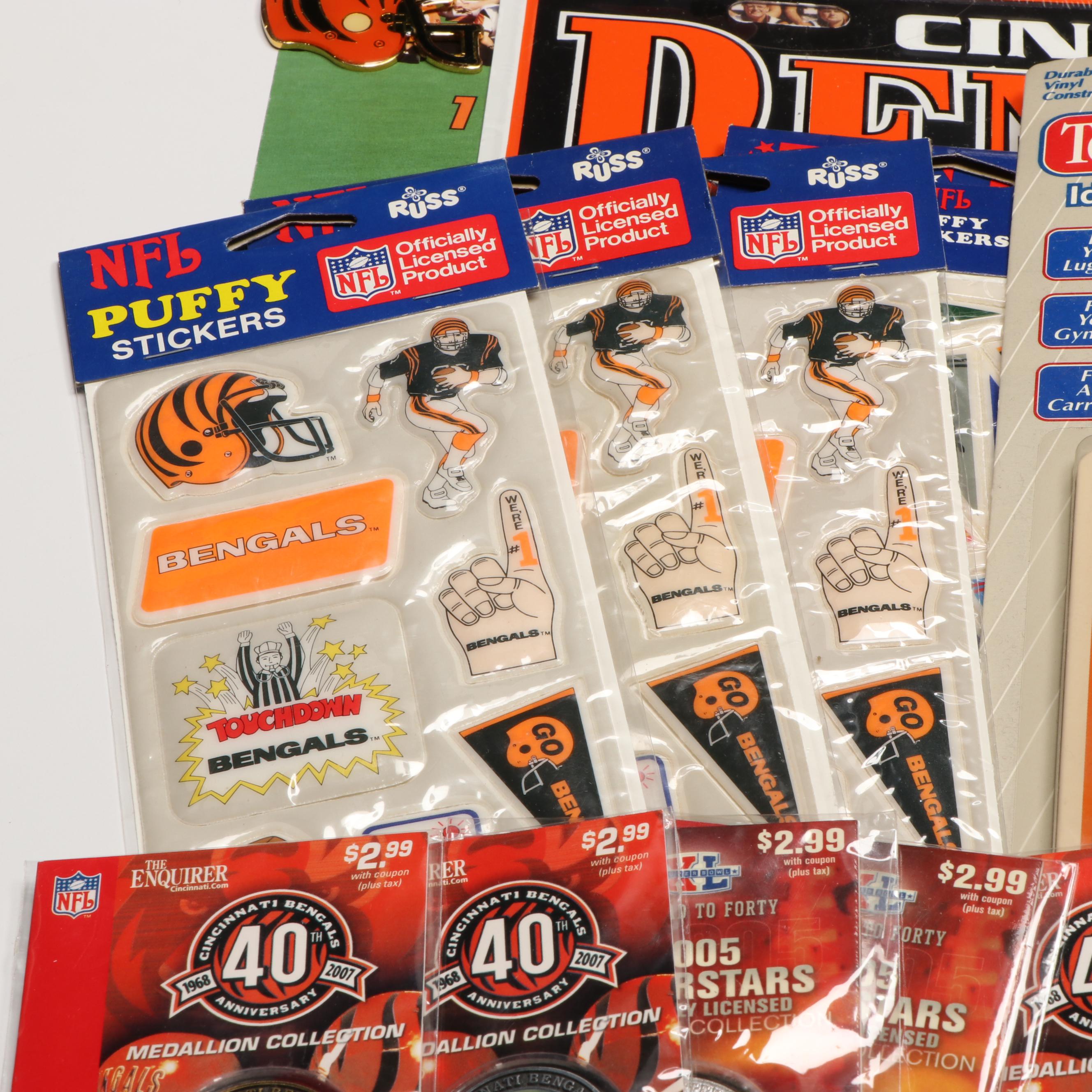 Cincinnati Bengals Diecast Ford Coupe with Calendars and More Team Décor