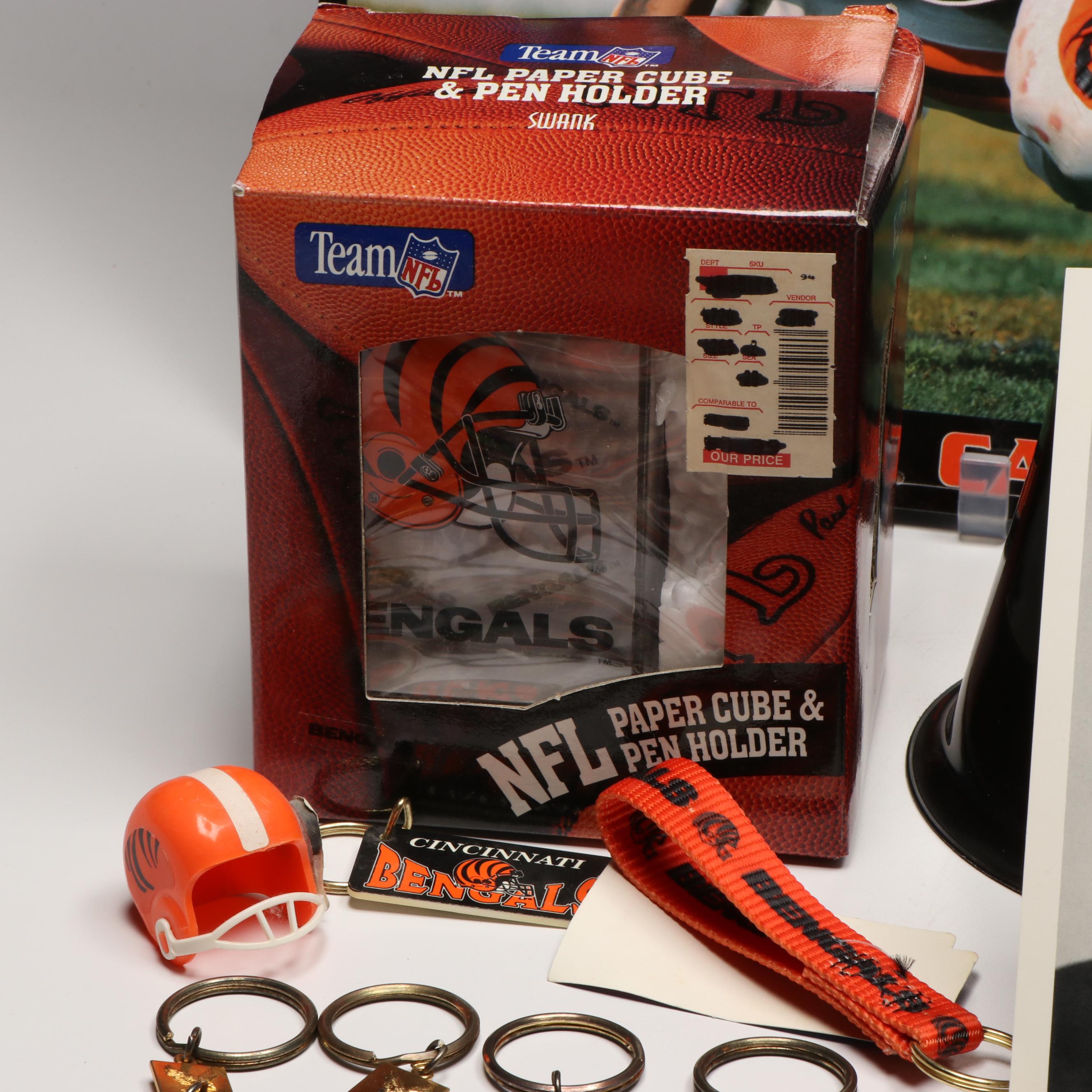 Cincinnati Bengals Diecast Ford Coupe with Calendars and More Team Décor