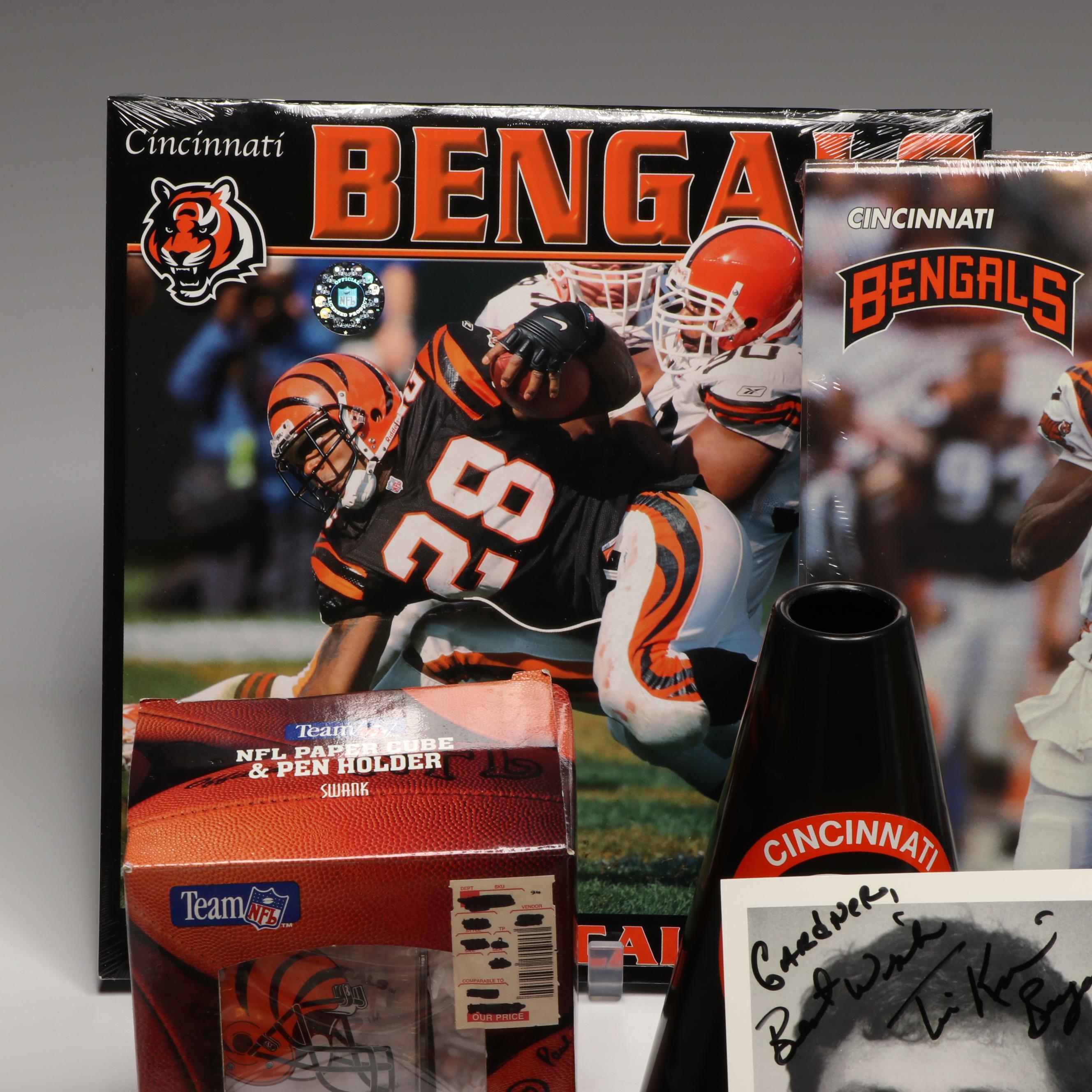 Cincinnati Bengals Diecast Ford Coupe with Calendars and More Team Décor