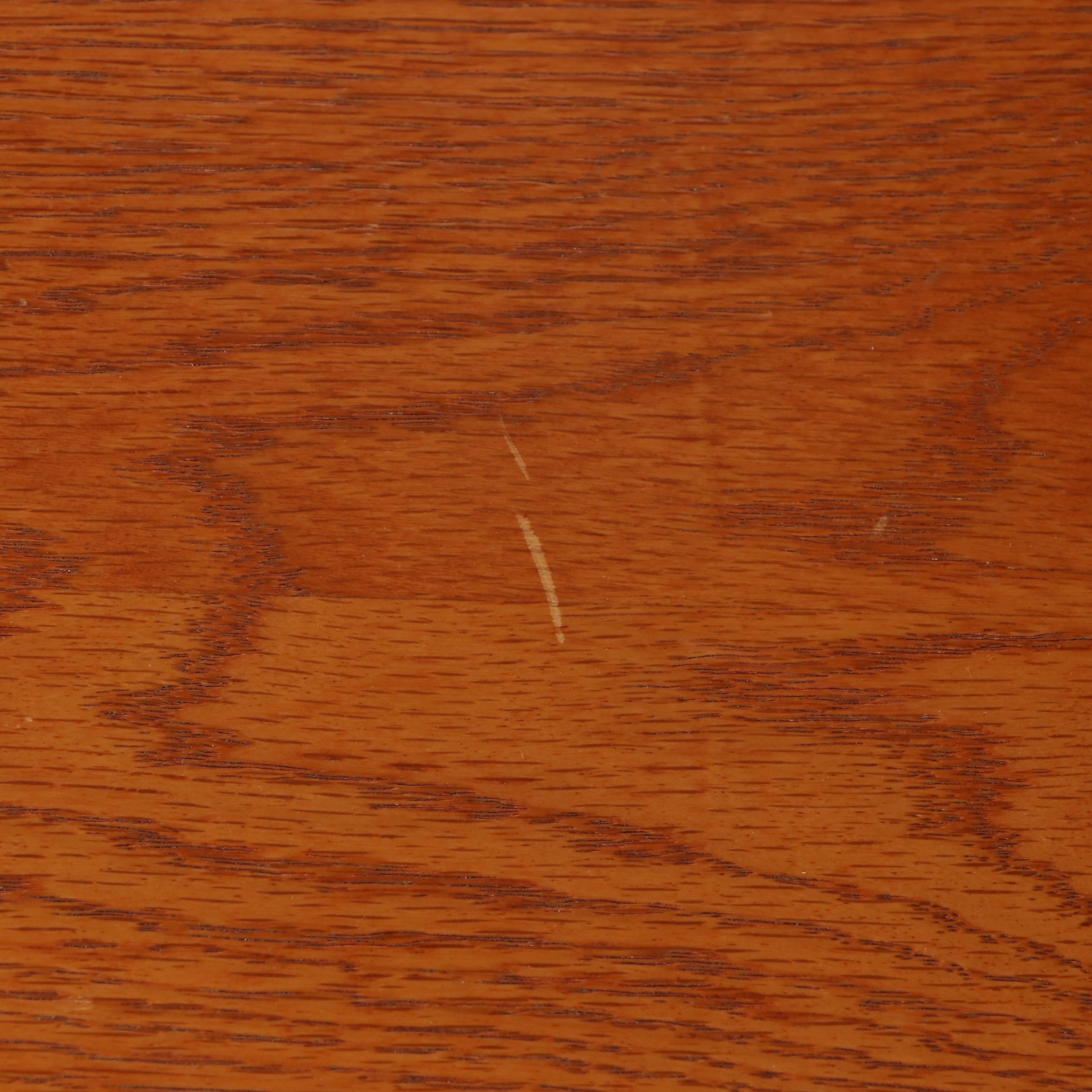 Craftsman Style Oak Finish Hutch-Shaped Desk