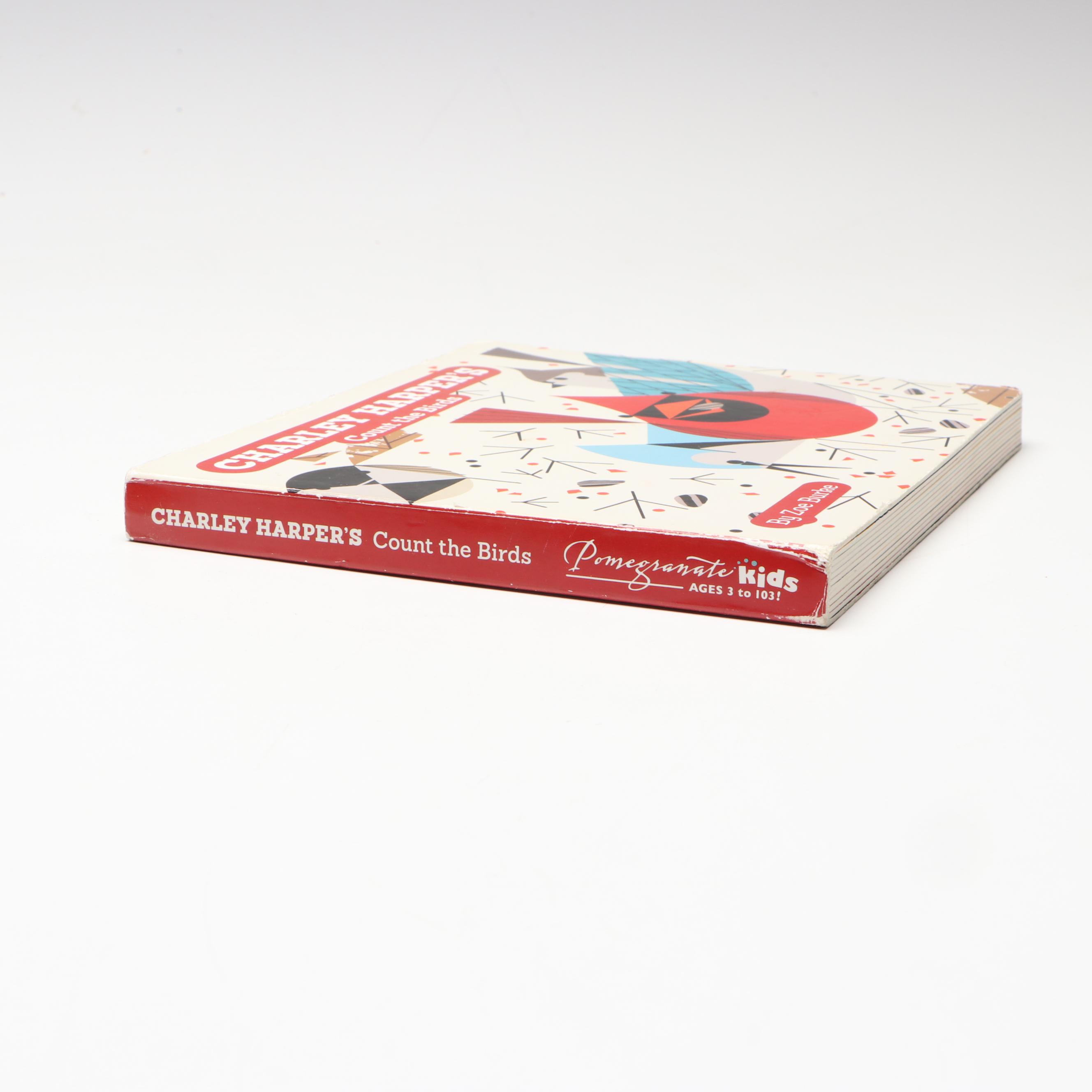 Illustrated "Charley Harper's Count the Birds" by Zoe Burke, 2016