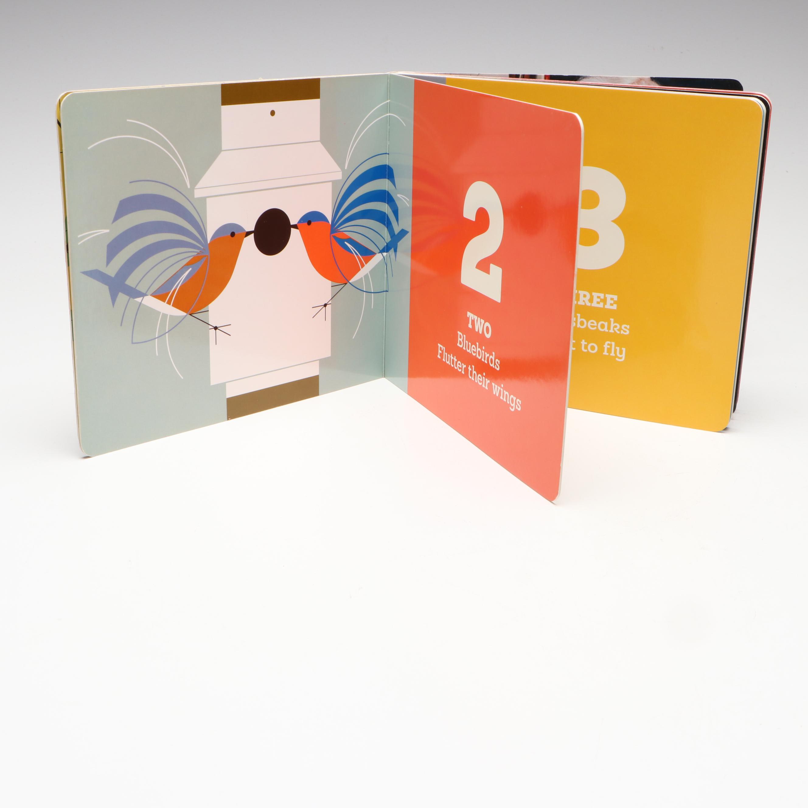 Illustrated "Charley Harper's Count the Birds" by Zoe Burke, 2016