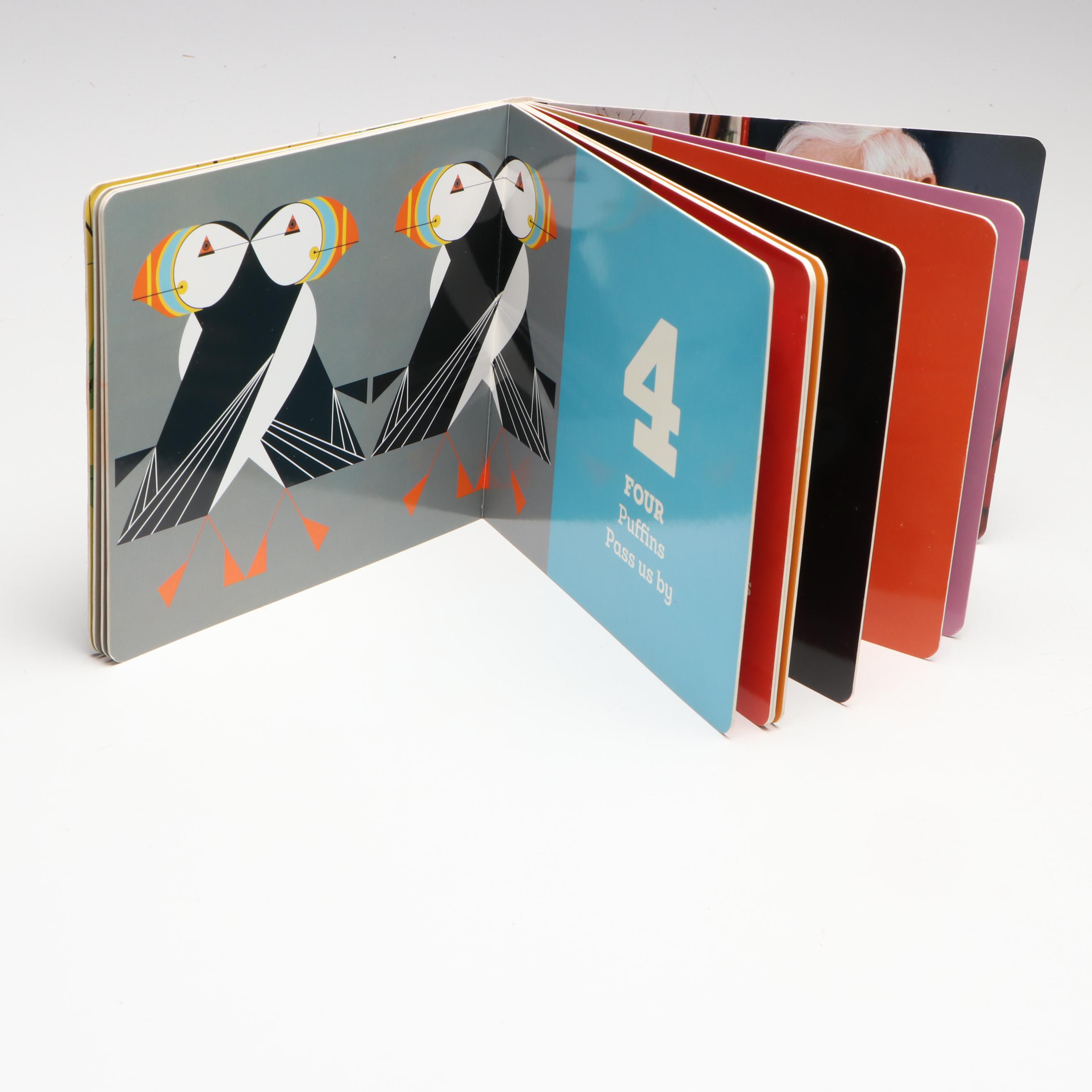 Illustrated "Charley Harper's Count the Birds" by Zoe Burke, 2016