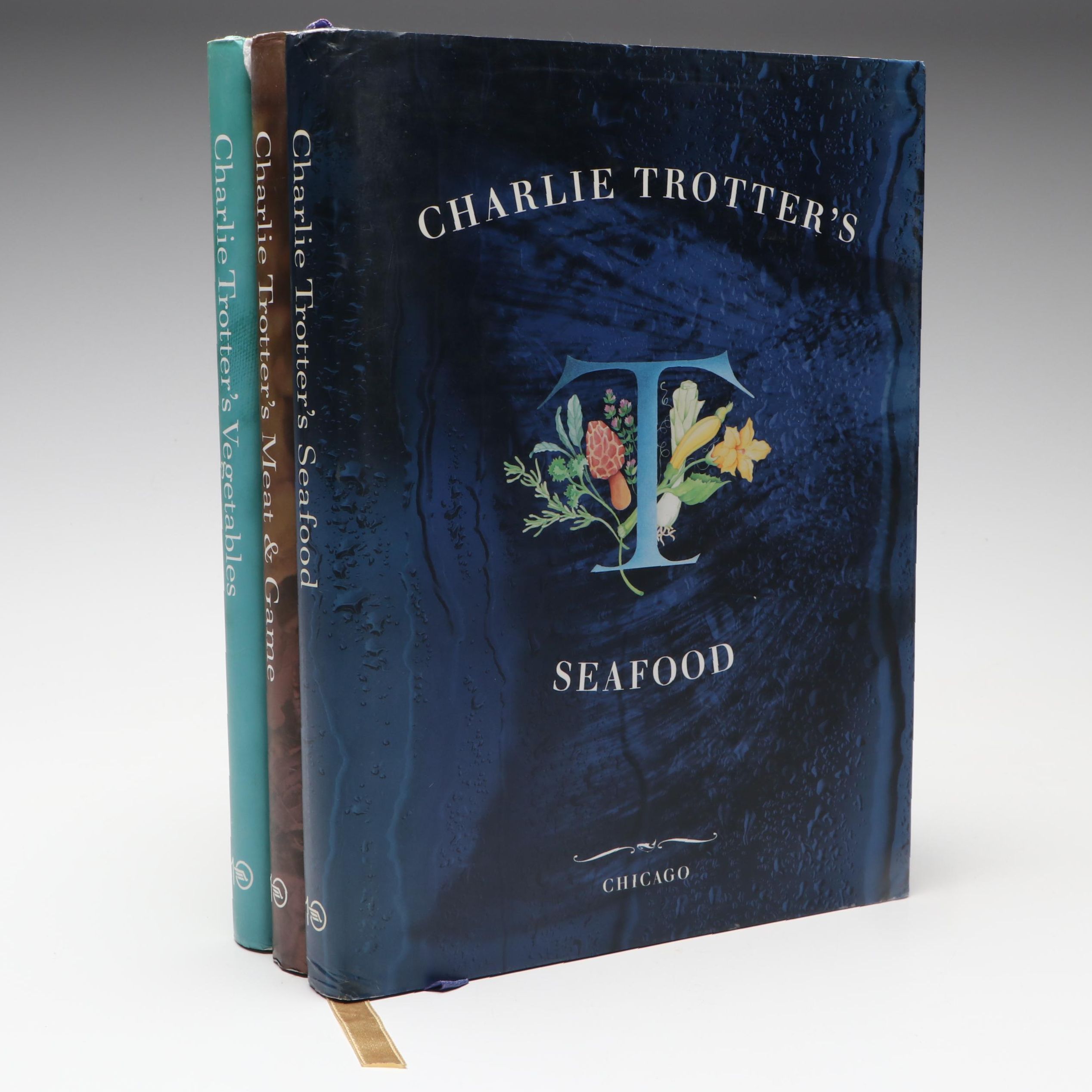 "Charlie Trotter's Vegetables" with More Cookbooks