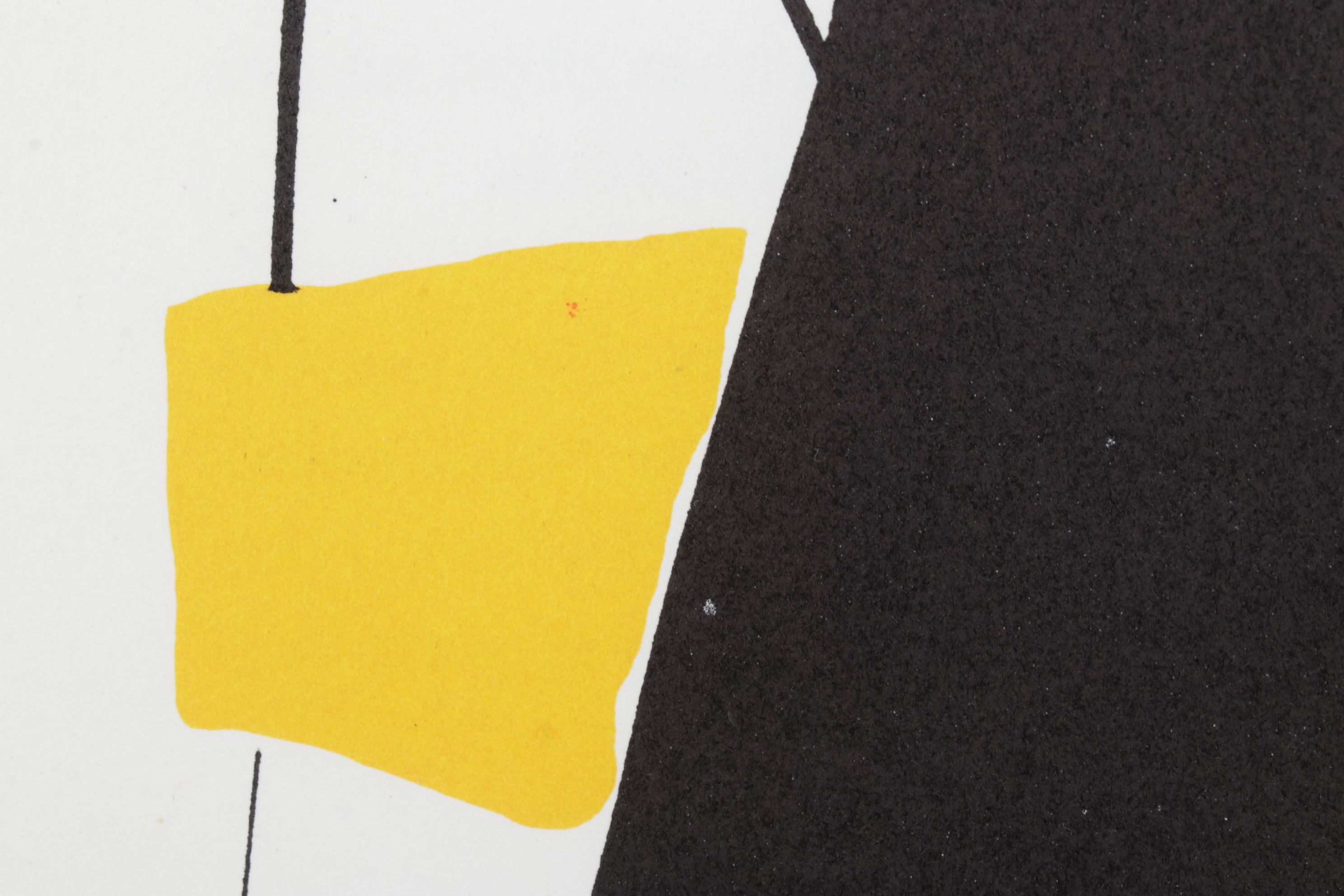 Alexander Calder Abstract Color Lithograph for "Derrière le Miroir," 1976