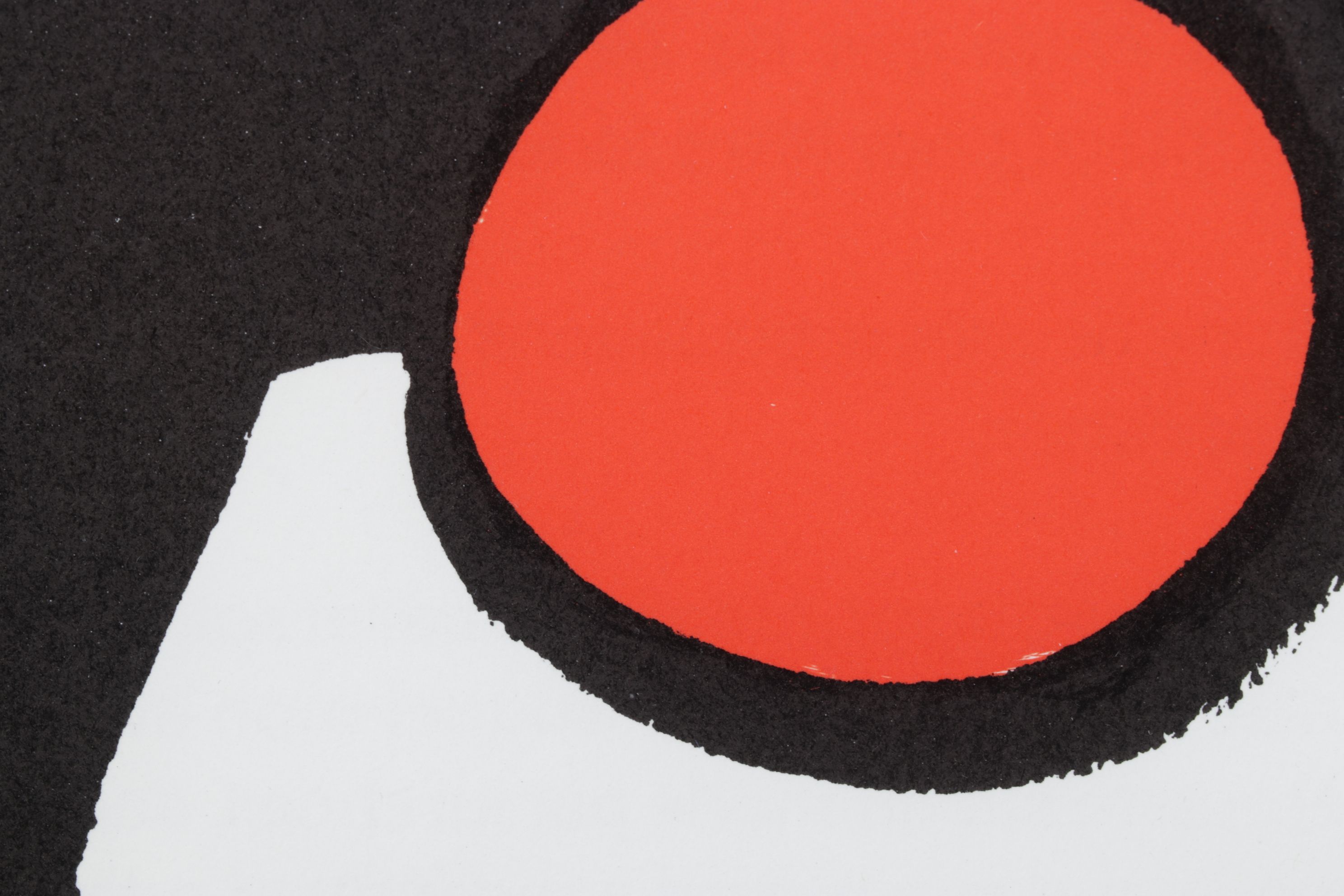 Alexander Calder Abstract Color Lithograph for "Derrière le Miroir," 1976