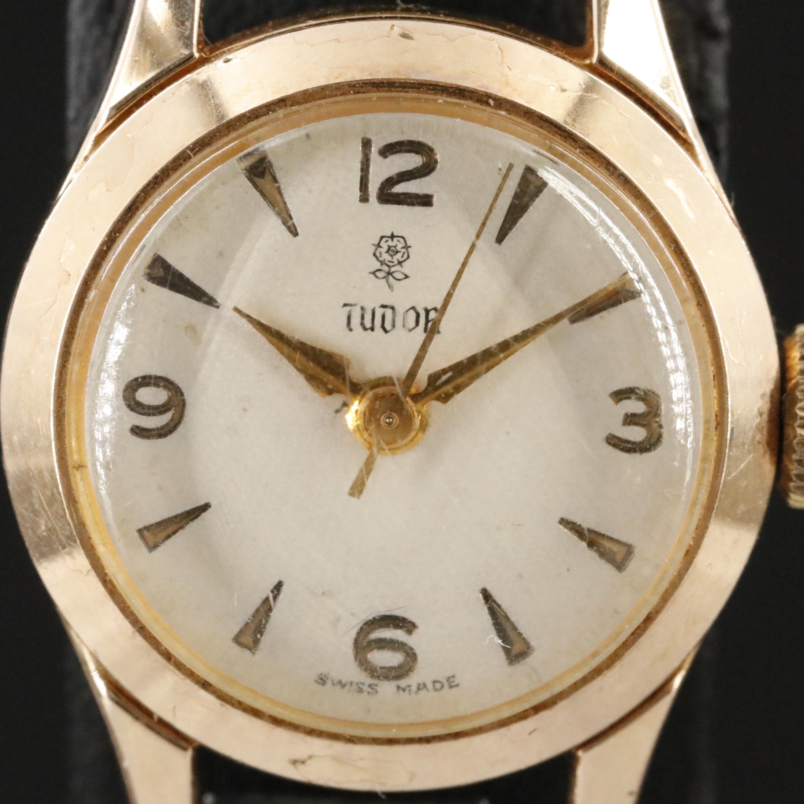 Vintage Tudor Watch Set in Turquoise Band