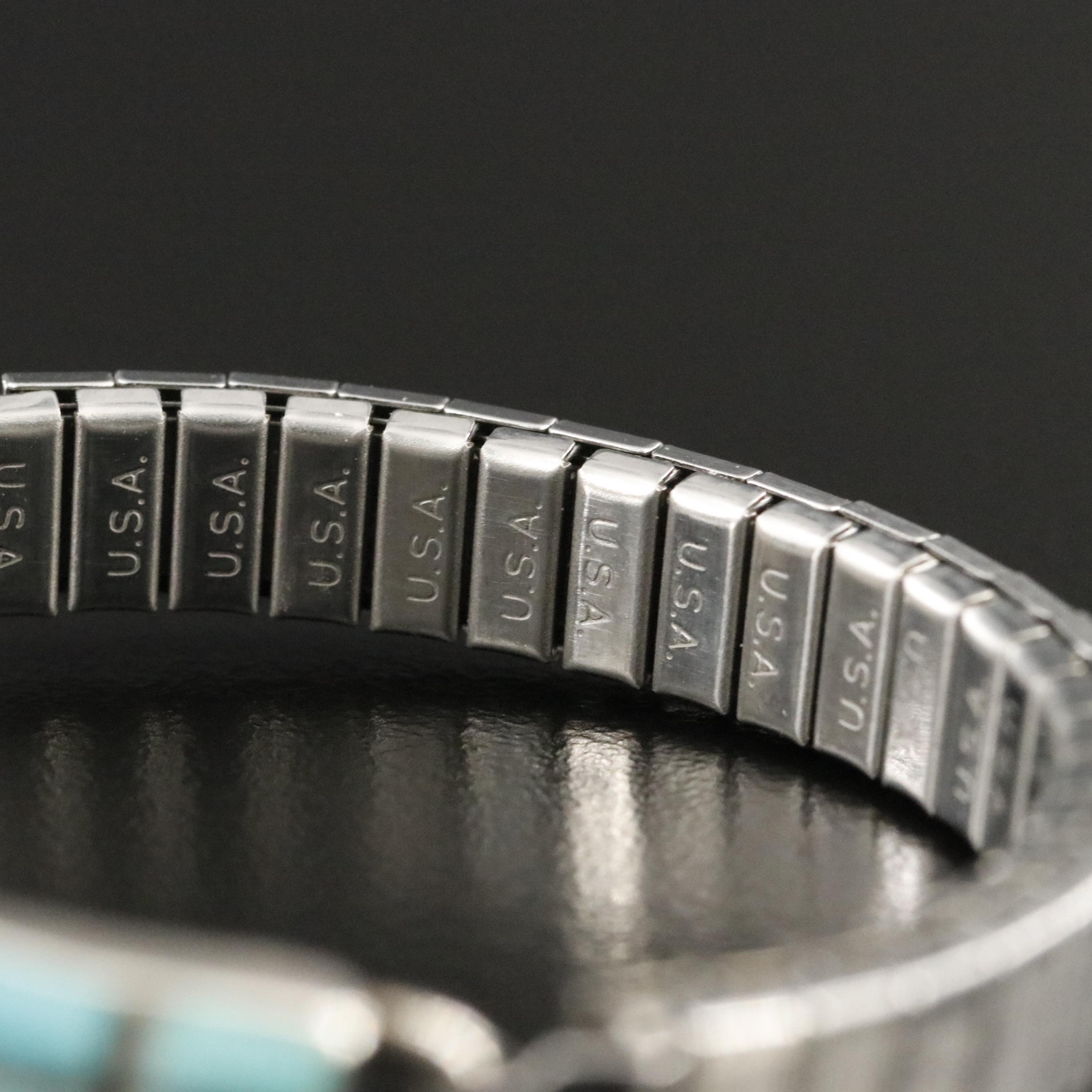 Vintage Tudor Watch Set in Turquoise Band