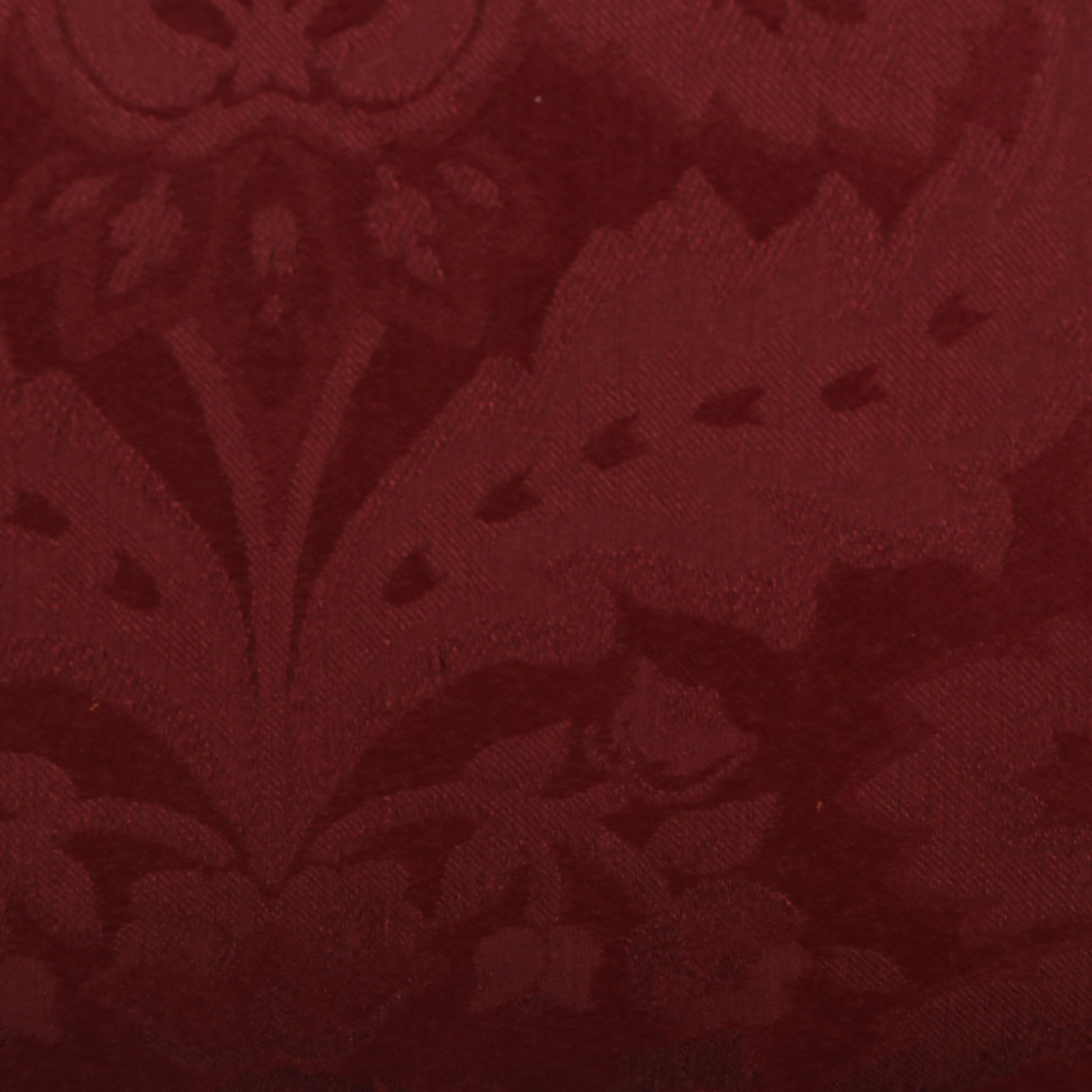 Pair of Eastlake Style Carved Mahogany and Burl Side Damask Upholstered Chairs