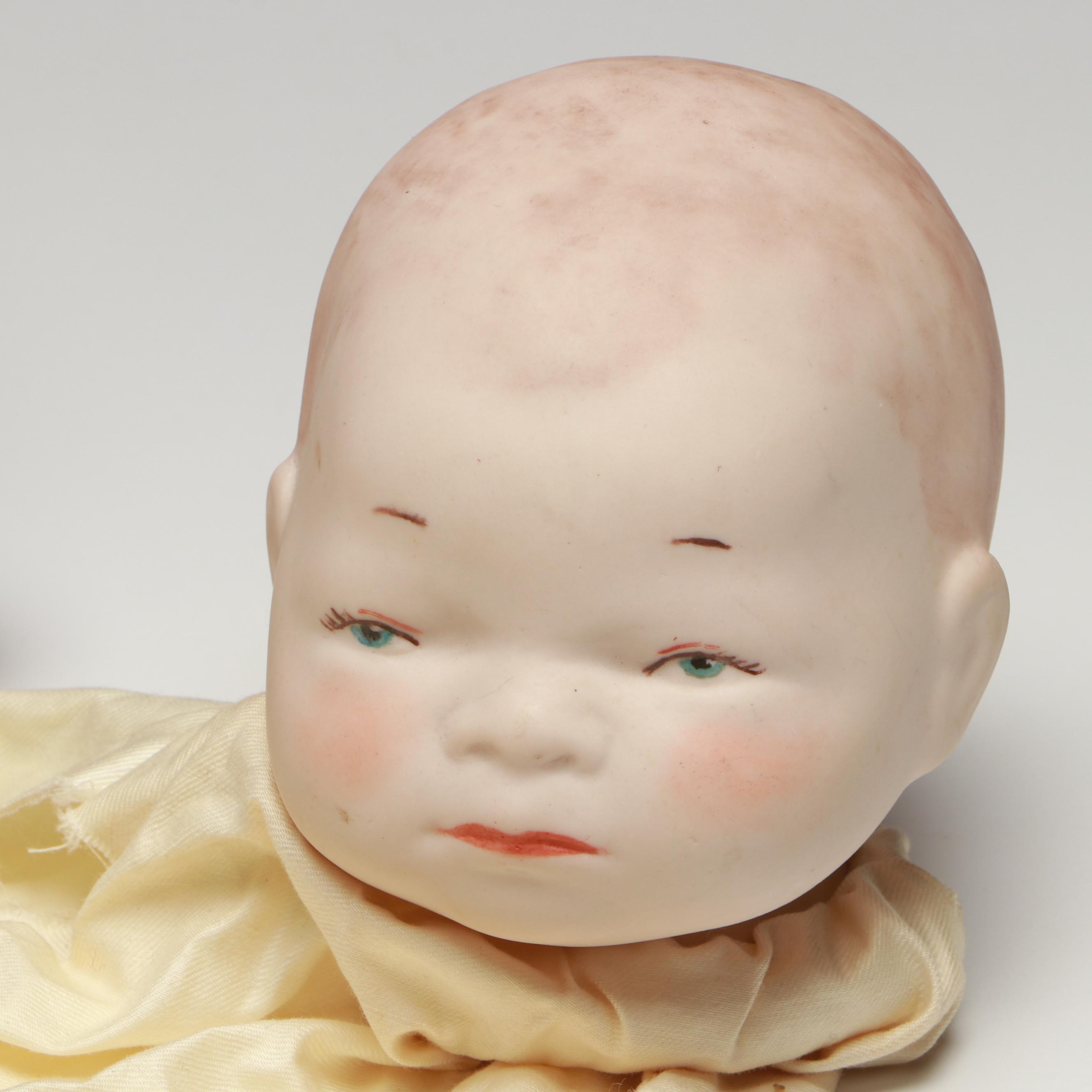 Peter Pan Marionette Dolls with Other Porcelain and Cloth Doll Parts