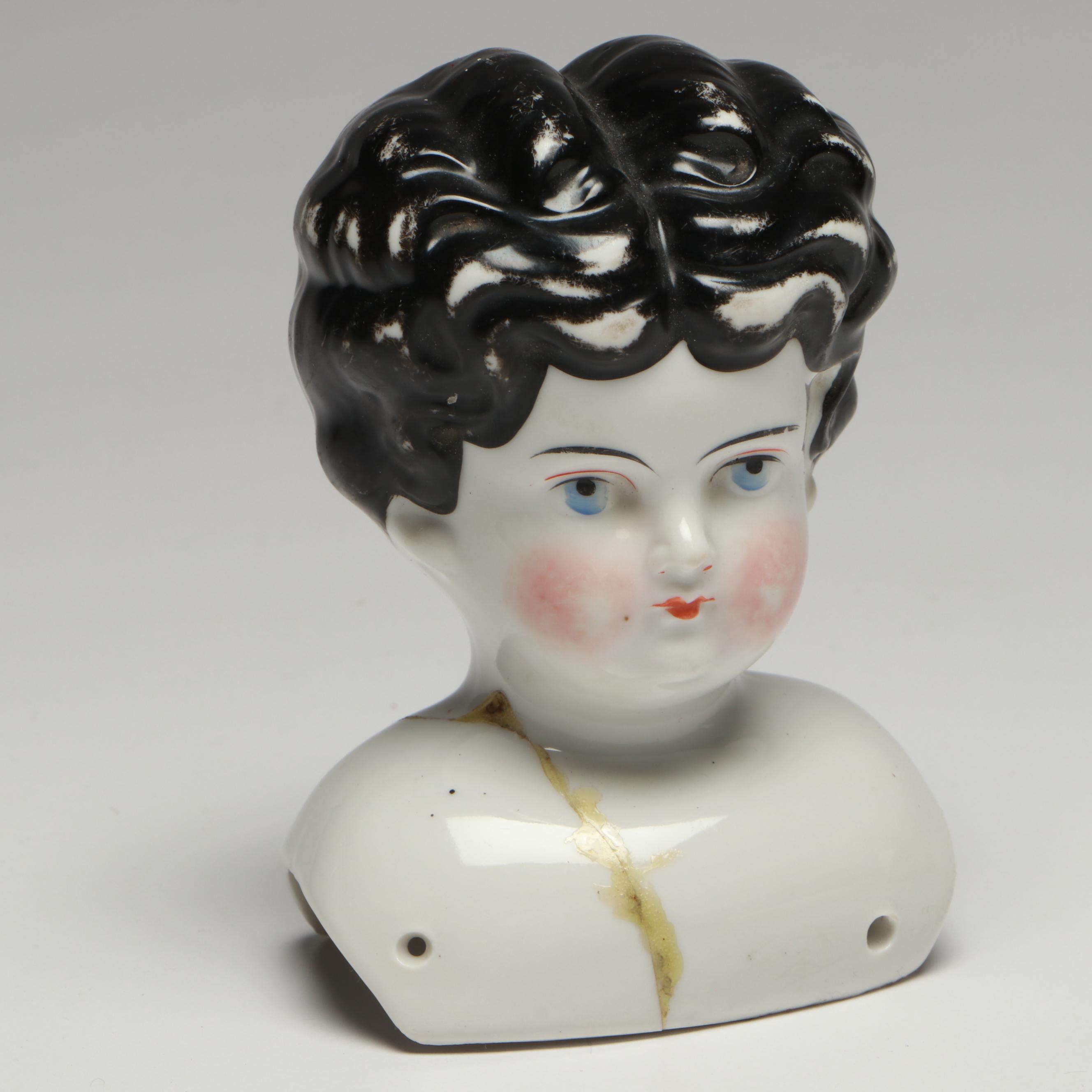 Peter Pan Marionette Dolls with Other Porcelain and Cloth Doll Parts