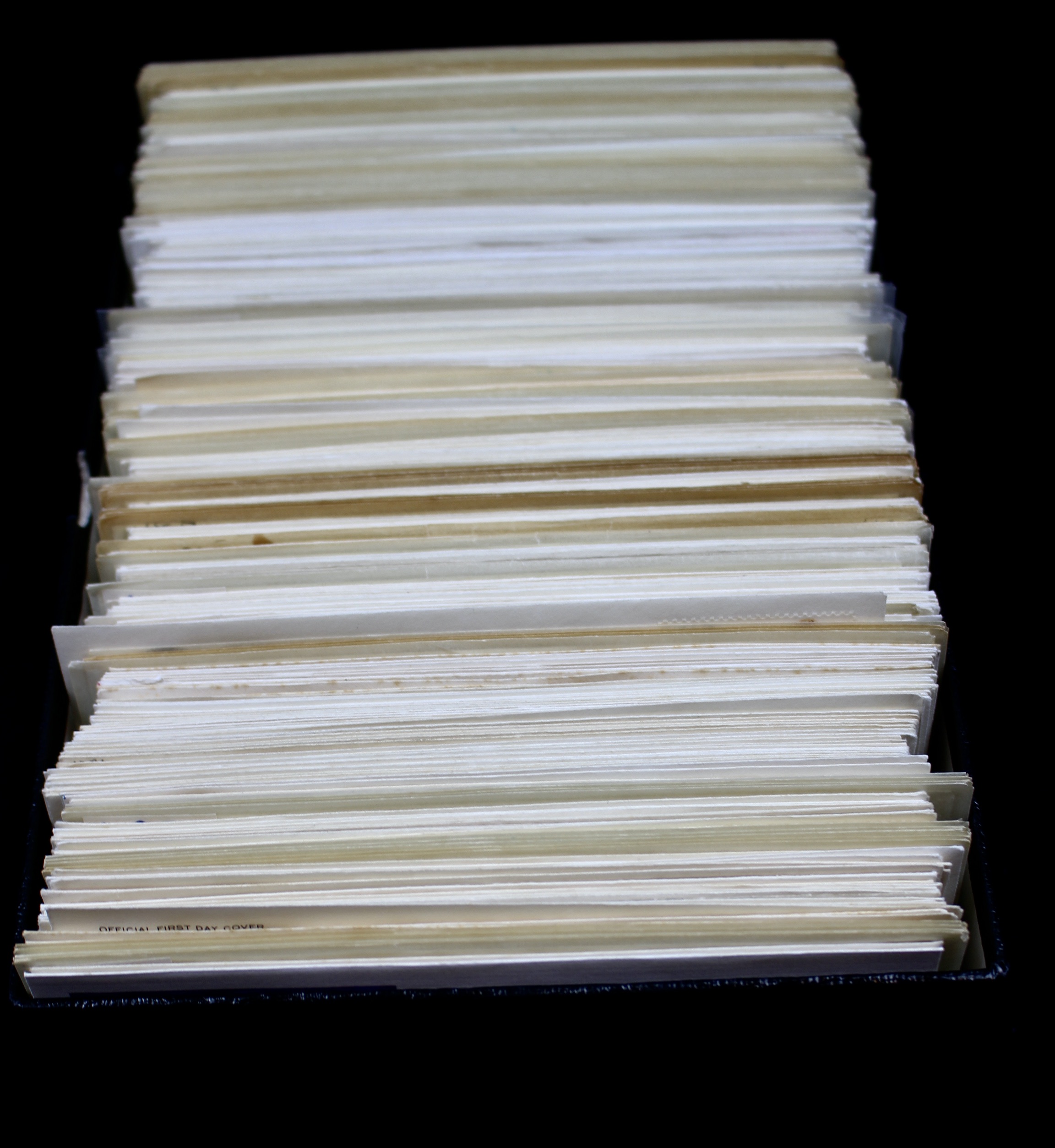 350 U.S. First Day Covers, All with Cachets, Unaddressed