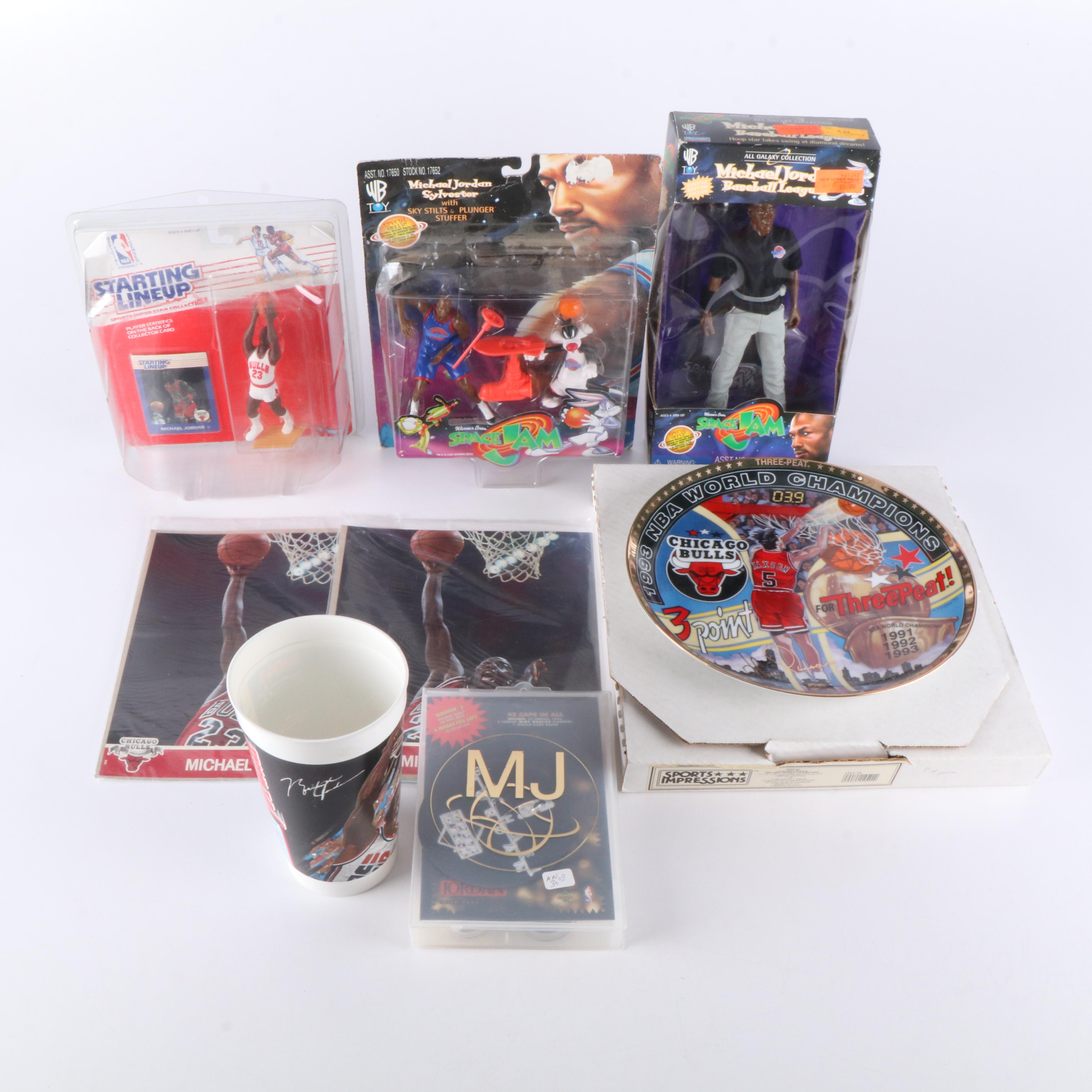 Michael Jordan Action Figures, Oversized Basketball Cards, and More