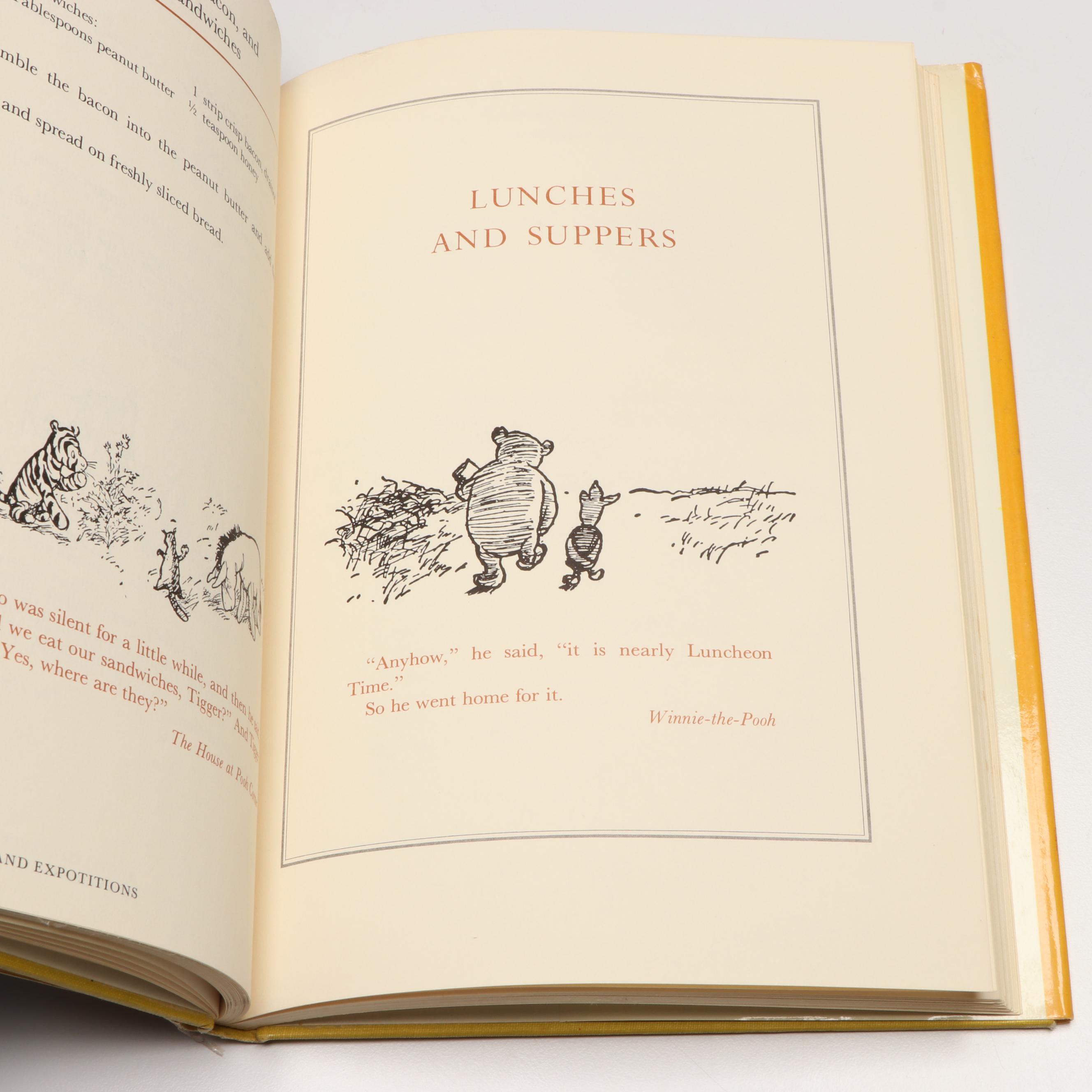 Vintage "The Pooh Cookbook" and "A Little Princess" Children's Books