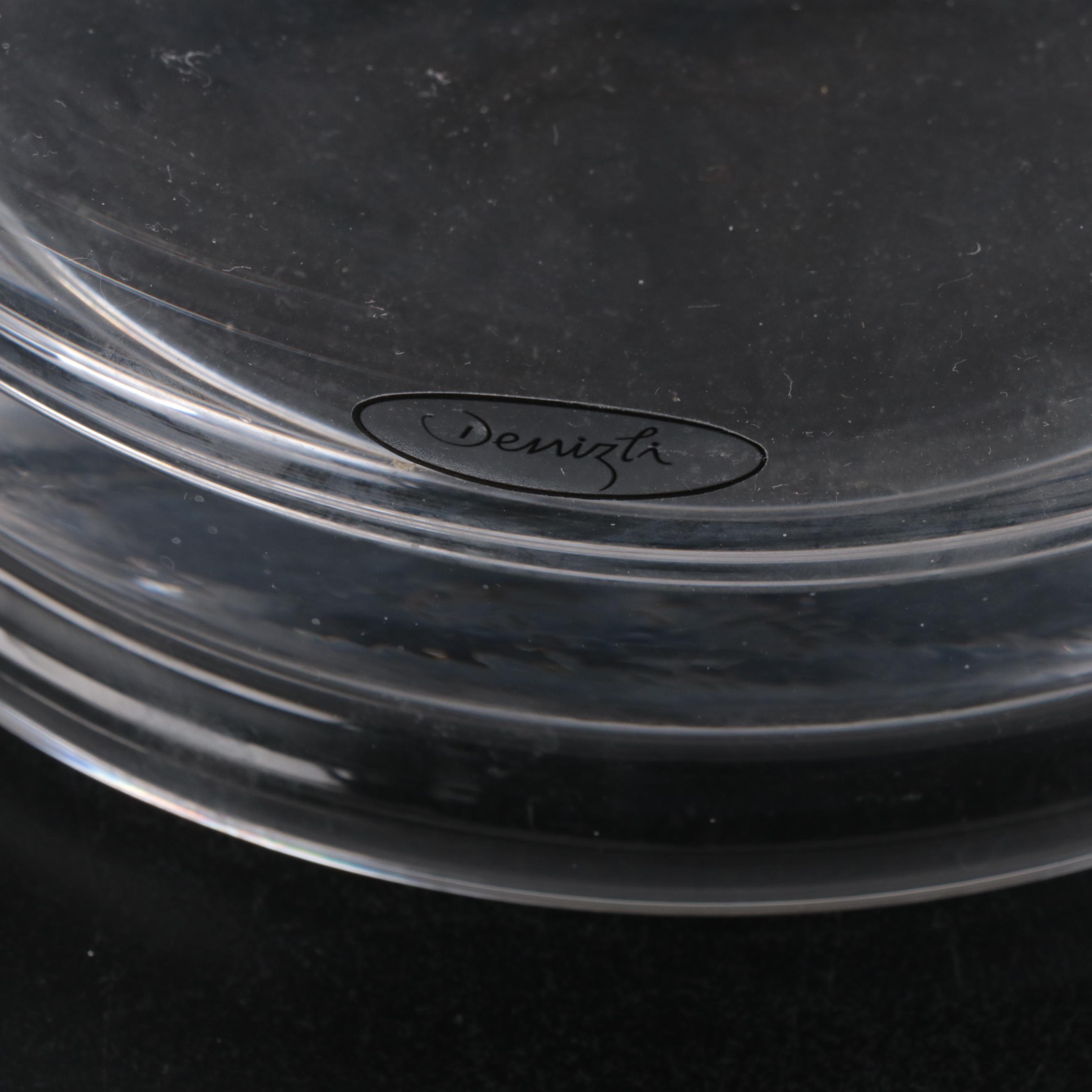 Turkish Denizli  Crystal Cylinder and Other Vases