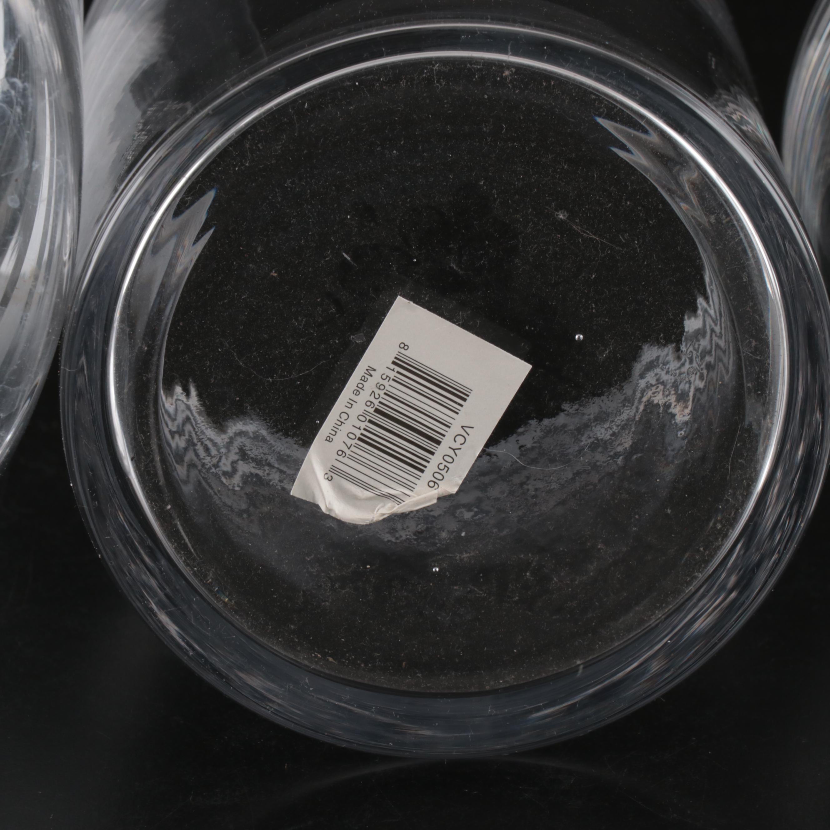 Turkish Denizli  Crystal Cylinder and Other Vases