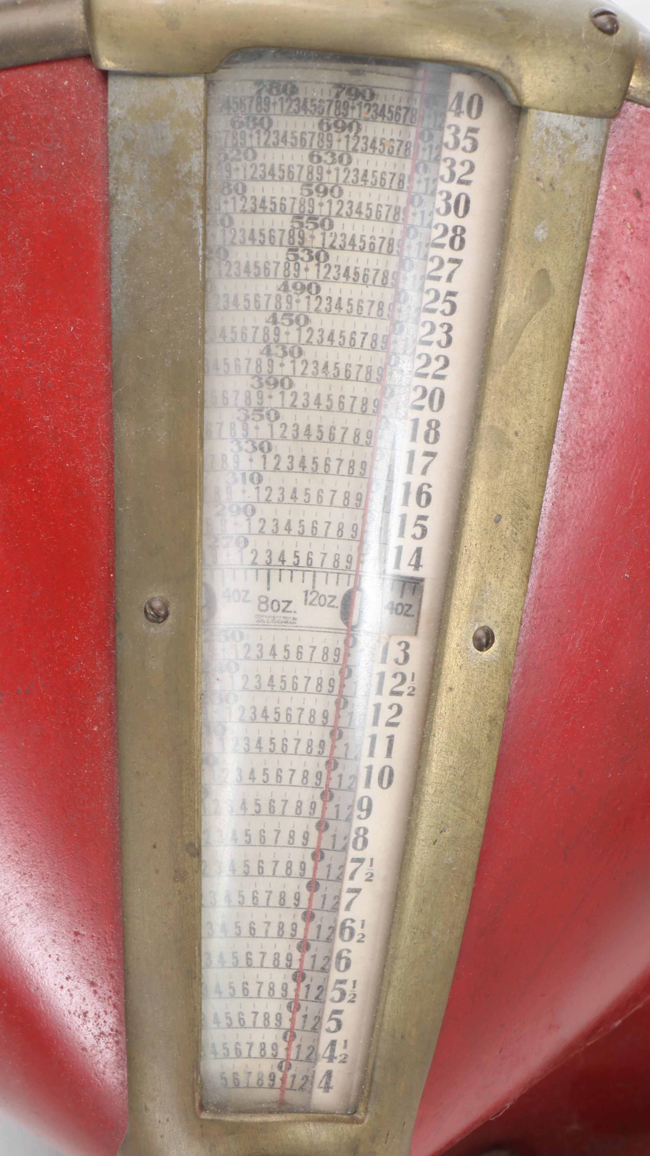 Angldile Springless Automatic Computing Scale, Early 20th Century