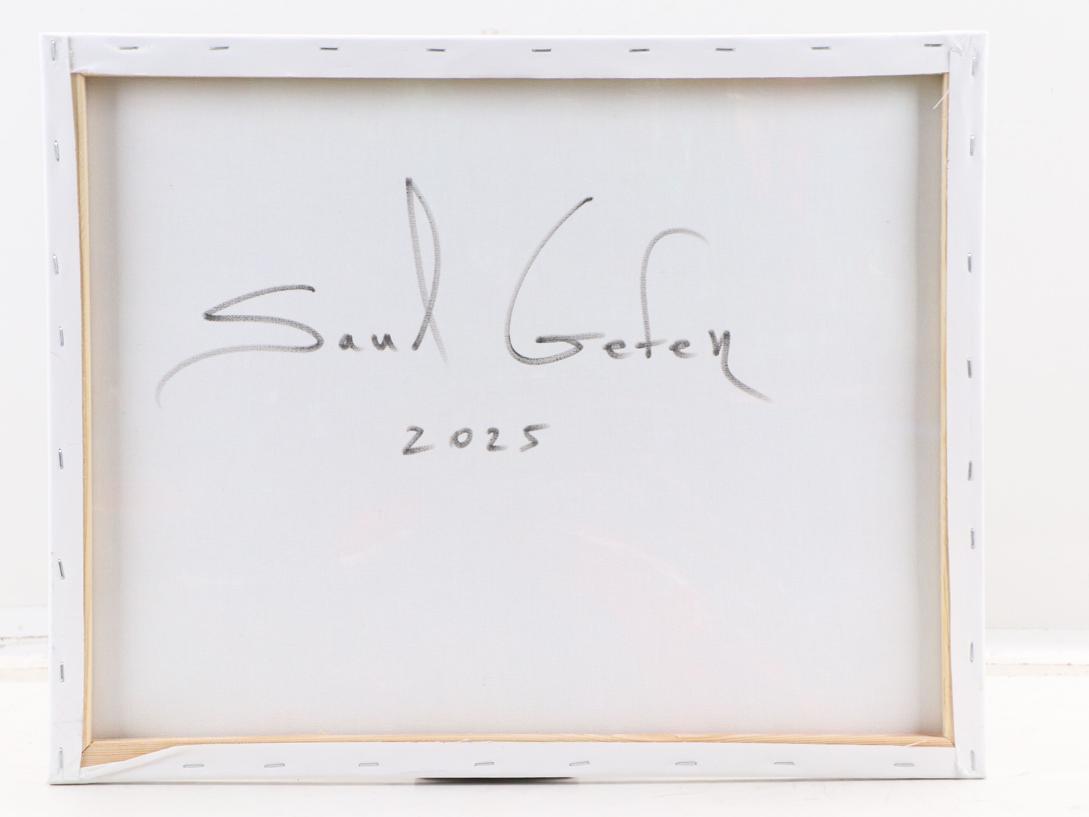 Saul Gefen Abstract Expressionist Acrylic Painting, 2025